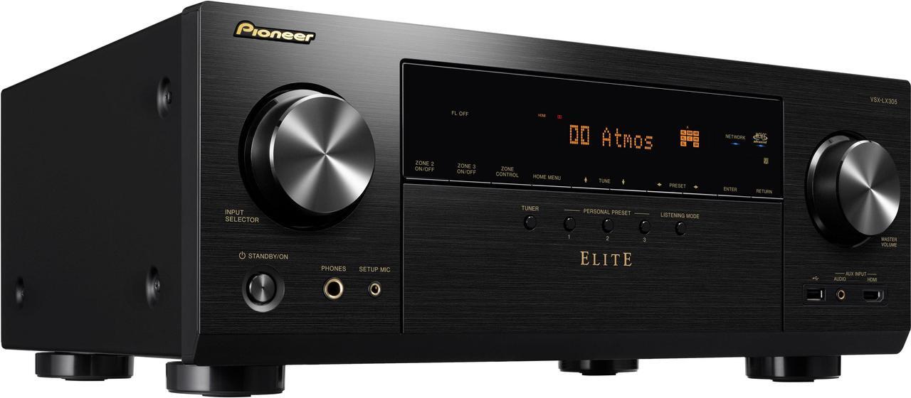 Alt view image 4 of 4 - Pioneer Elite - VSX-LX305 9.2 Channel Network AV Receiver - Black (VSXLX305)