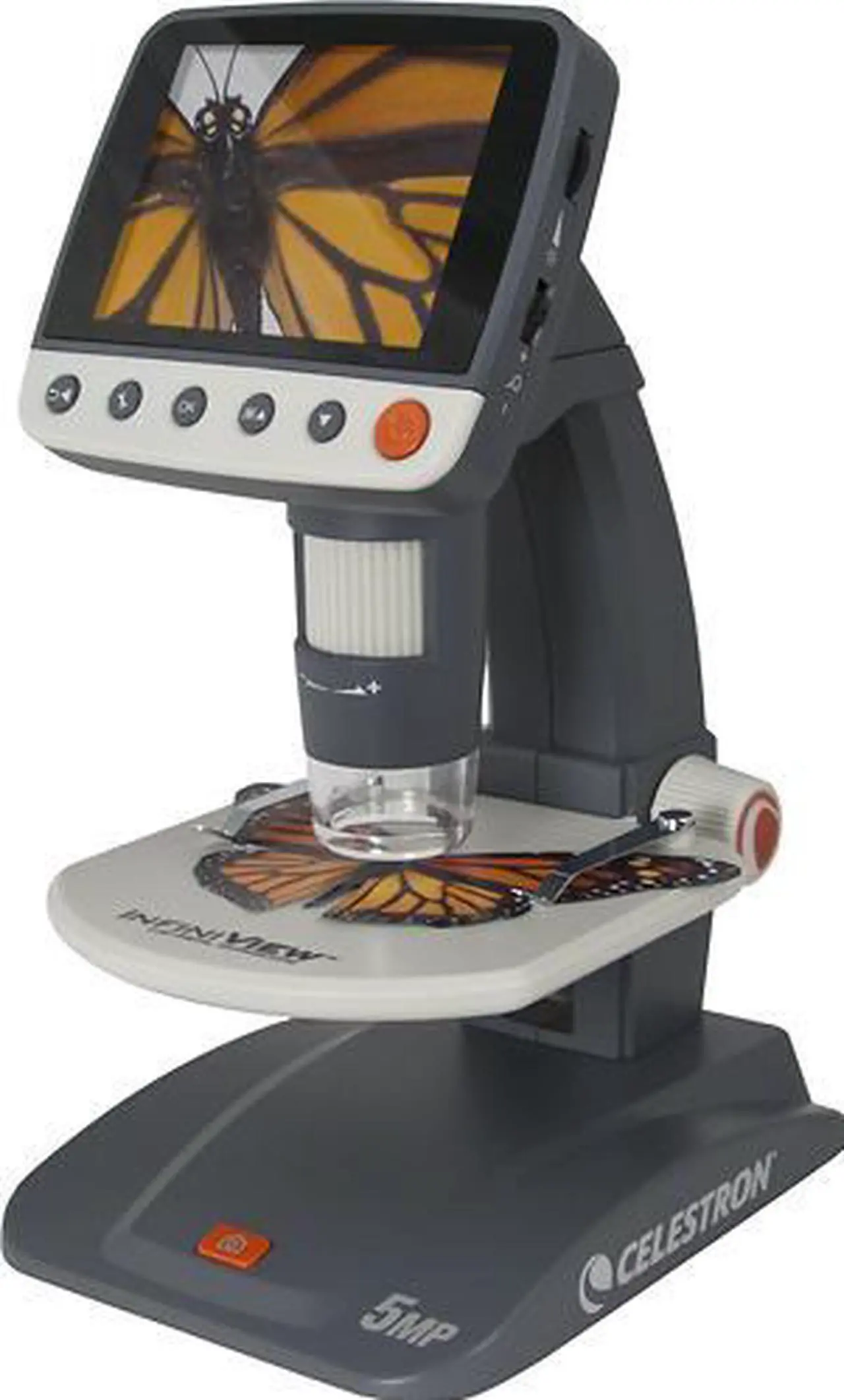 Alt view image 2 of 2 - Celestron - Infiniview LCD Digital Microscope - Gray (44360)