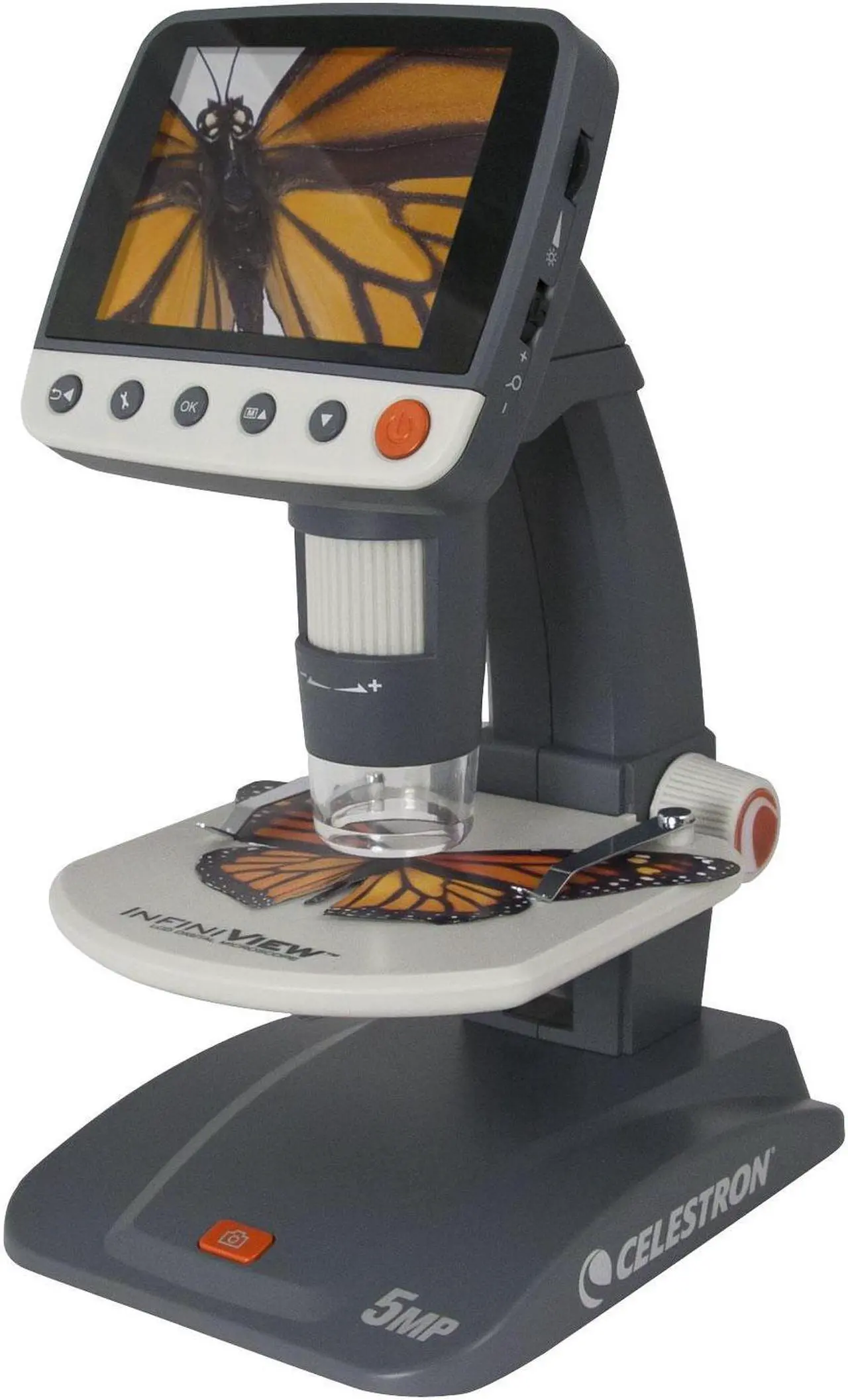 Main image of Celestron - Infiniview LCD Digital Microscope - Gray (44360)