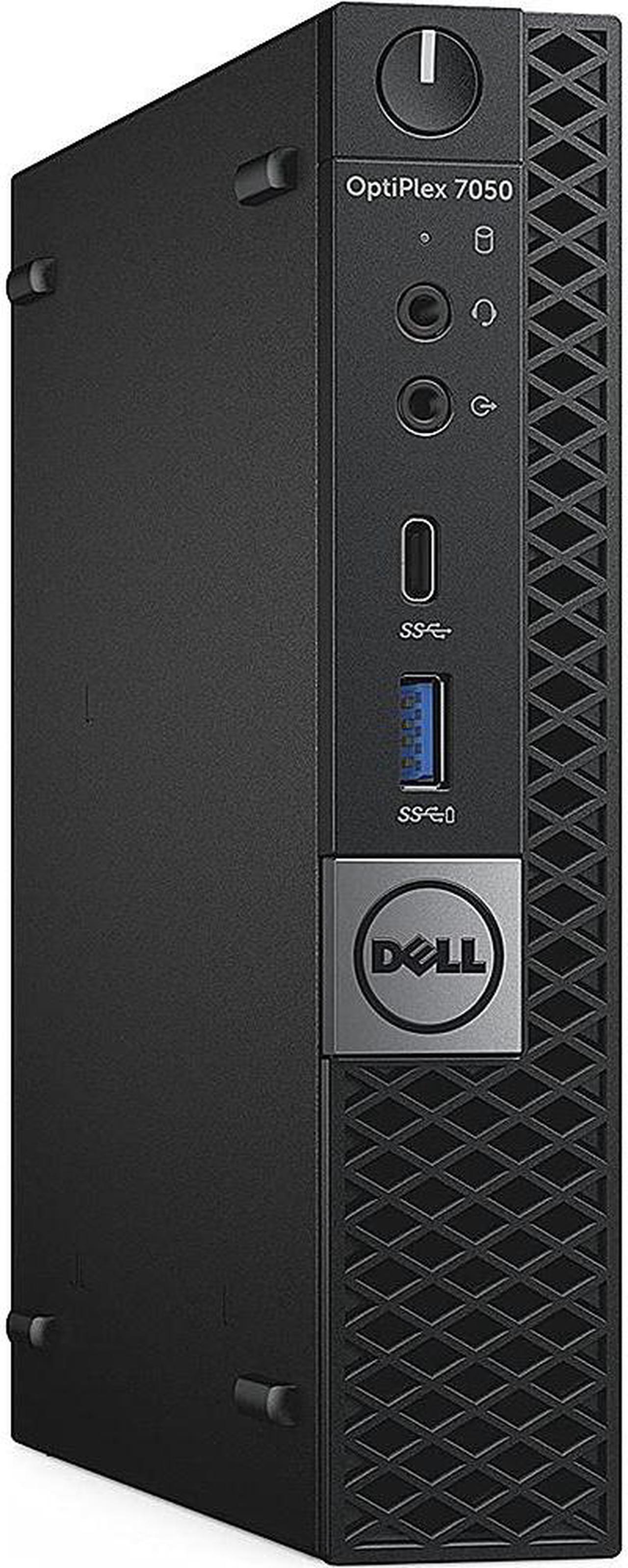 Alt view image 2 of 2 - Dell - Renewed 7050 Desktop - Intel Core i7 - 16GB Memory - 512GB SSD - Black (7050-MICRO)
