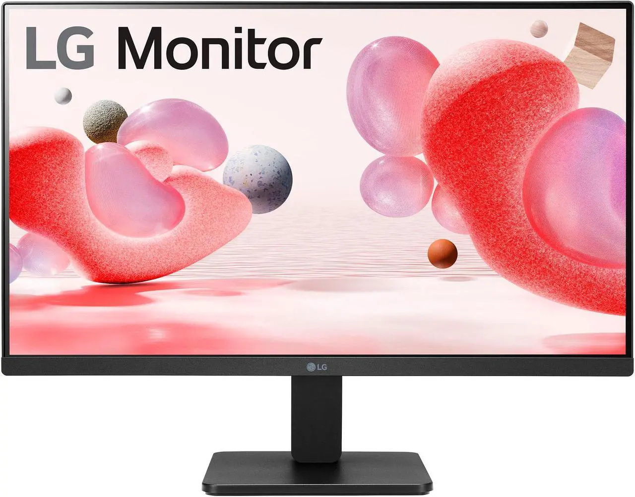 Main image of LG - 24" IPS 3-Side Borderless FHD 100Hz AMD 100Hz FreeSync Monitor (HDMI) - Black (24MR400-B.AUSQ)