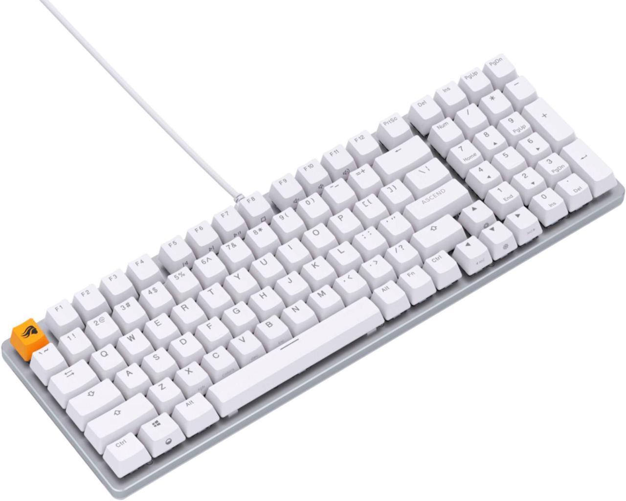 Alt view image 2 of 2 - Glorious - GMMK 2 Prebuilt 96% Full Size Wired  Mechanical Linear Switch Gaming Keyboard with Hotswappable Switches - White (GLO-GMMK2-96-FOX-W)