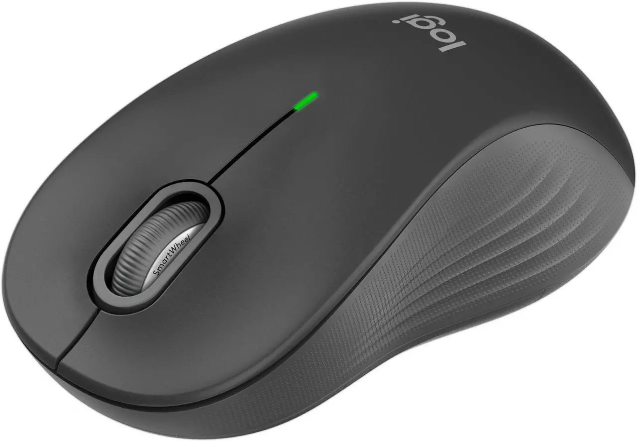 Main image of Logitech - Signature M550 L Full Size Bluetooth Mouse with Silent Clicks - Graphite (910-006591)