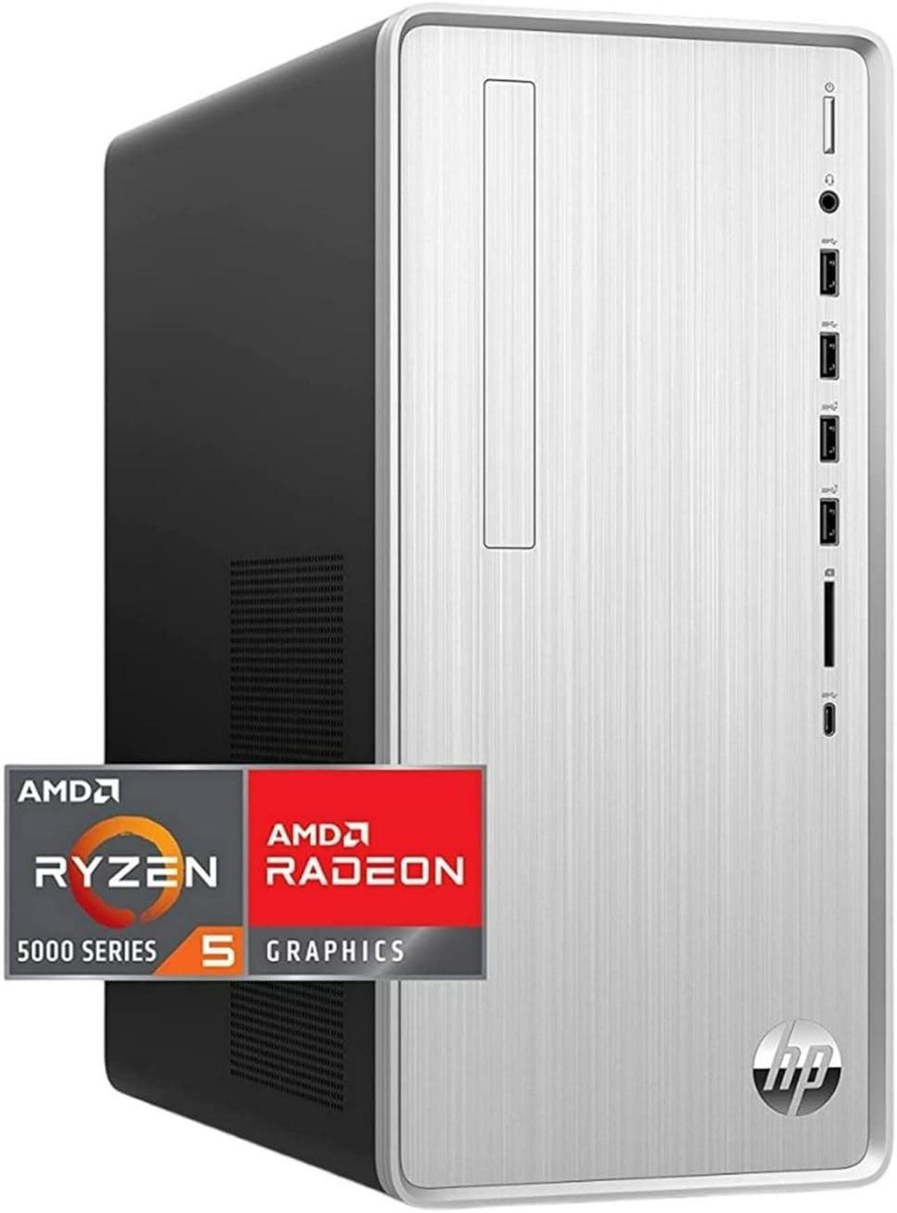 Alt view image 3 of 6 - HP Pavilion Desktop PC, AMD Ryzen 5 5600G, 12 GB RAM, 512 GB SSD, Windows 11 Home, Wi-Fi 5  and  Bluetooth Connectivity, 9 USB Ports, Wired Keyboard and Mouse Combo, Pre-Built PC Tower (TP (TP01-2040)