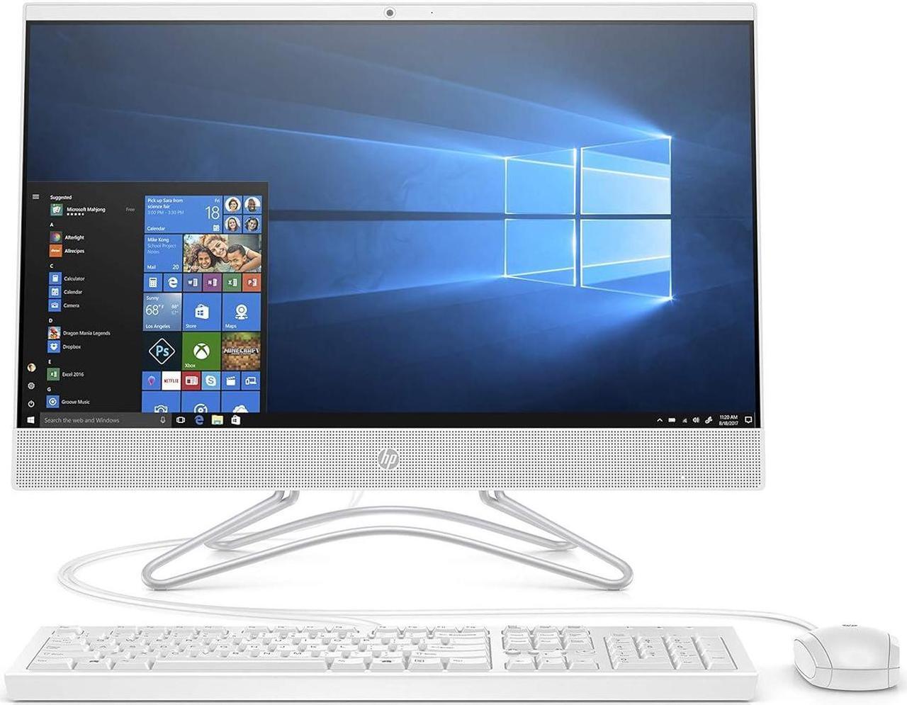 Main image of HP 24-Inch All-in-One Touchscreen Computer, AMD Ryzen 5 3500U Processor, 8 GB RAM, 1 TB Hard Drive, 256 GB SSD, Windows 10 Home (24-F1060, White) (5QB24AA#ABA)