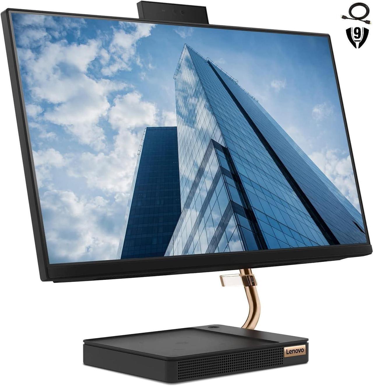 Alt view image 2 of 5 - Lenovo Ideacentre A540 All-in-One, 23.8" FHD Desktop, AMD Ryzen 5 Pro 4650GE, 16GB RAM 512GB PCIe SSD, Webcam, Wi-Fi, Wireless Keyboard  and  Mouse, Windows 10 Pro, Black