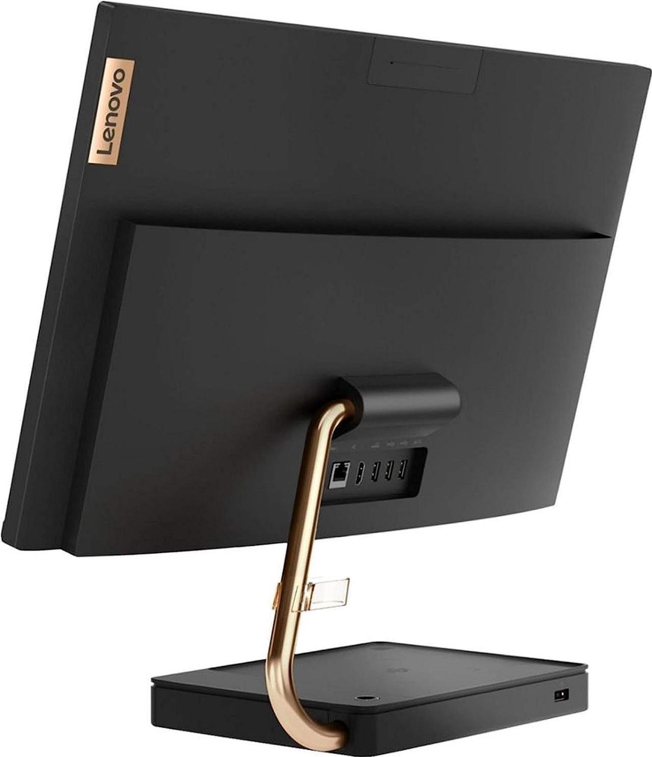 Alt view image 4 of 5 - Lenovo Ideacentre A540 All-in-One, 23.8" FHD Desktop, AMD Ryzen 5 Pro 4650GE, 16GB RAM 512GB PCIe SSD, Webcam, Wi-Fi, Wireless Keyboard  and  Mouse, Windows 10 Pro, Black