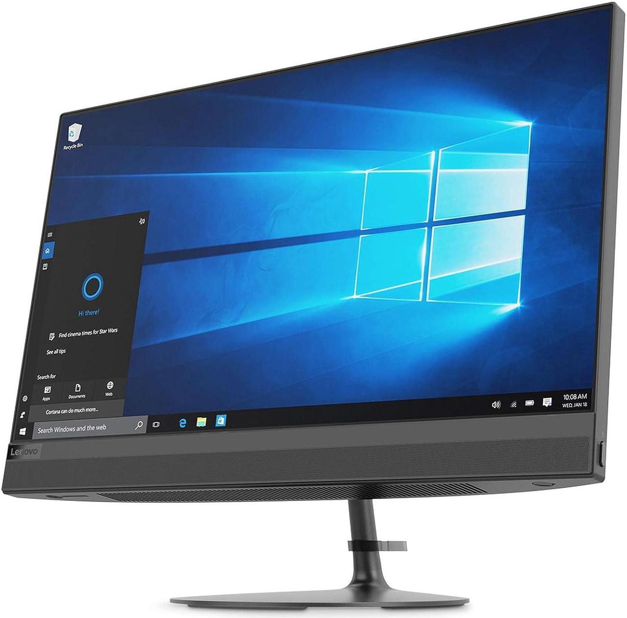 Alt view image 3 of 5 - Lenovo 520-22ICB All-in-One Desktop (Intel 8th Gen i3-8100T 3.1 GHz 6MB Cache, 4GB DDR4, 1 TB HDD, DVD-RW, Intel UHD Graphics 630, 21.5-Inch 1920 x 1080 LCD, HD Dolby Audio, Win 10 Home 6 (F0DT001TUS)