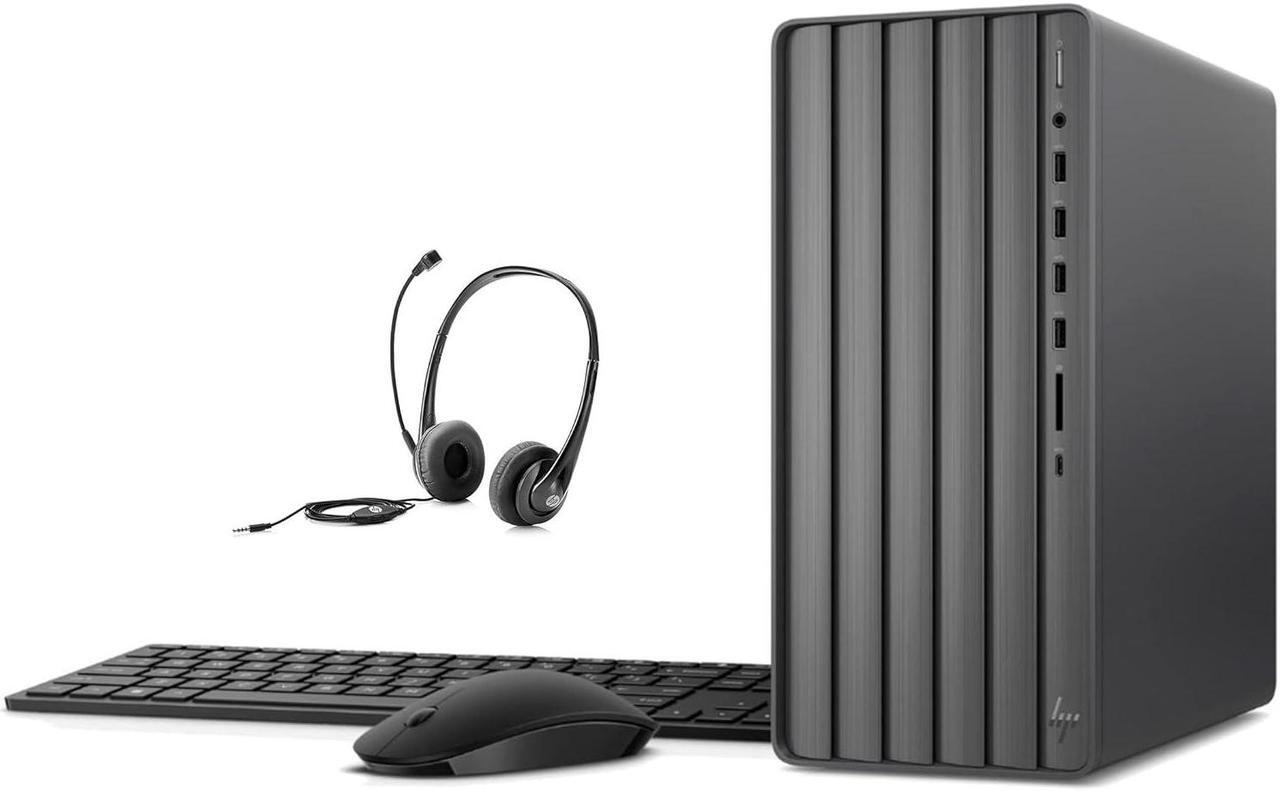Alt view image 2 of 6 - 2022 HP Envy Desktop Intel 10th Octa-Core i7-10700F 32GB RAM DDR4 512GB NVMe SSD 1TB HDD NVIDIA GeForce GTX 1650 Super Graphics DP HDMI DVI WiFi Bluetooth DVD Writer Windows 11 Pro w/RE Accessories