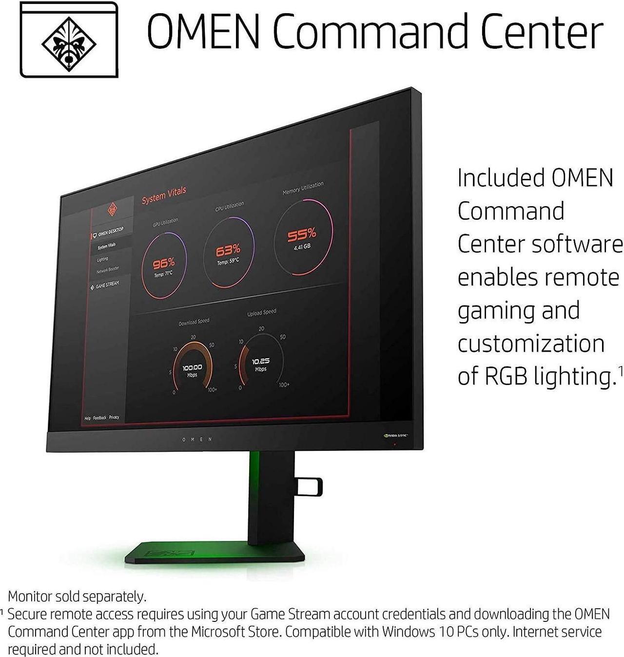 Alt view image 5 of 5 - 2021 HP Pavilion Gaming Desktop Computer, AMD Ryzen 5 3500 Processor, 8GB RAM, 256GB PCIe NVMe SSD, GeForce GTX 1650 Super 4GB, Windows 10 Home