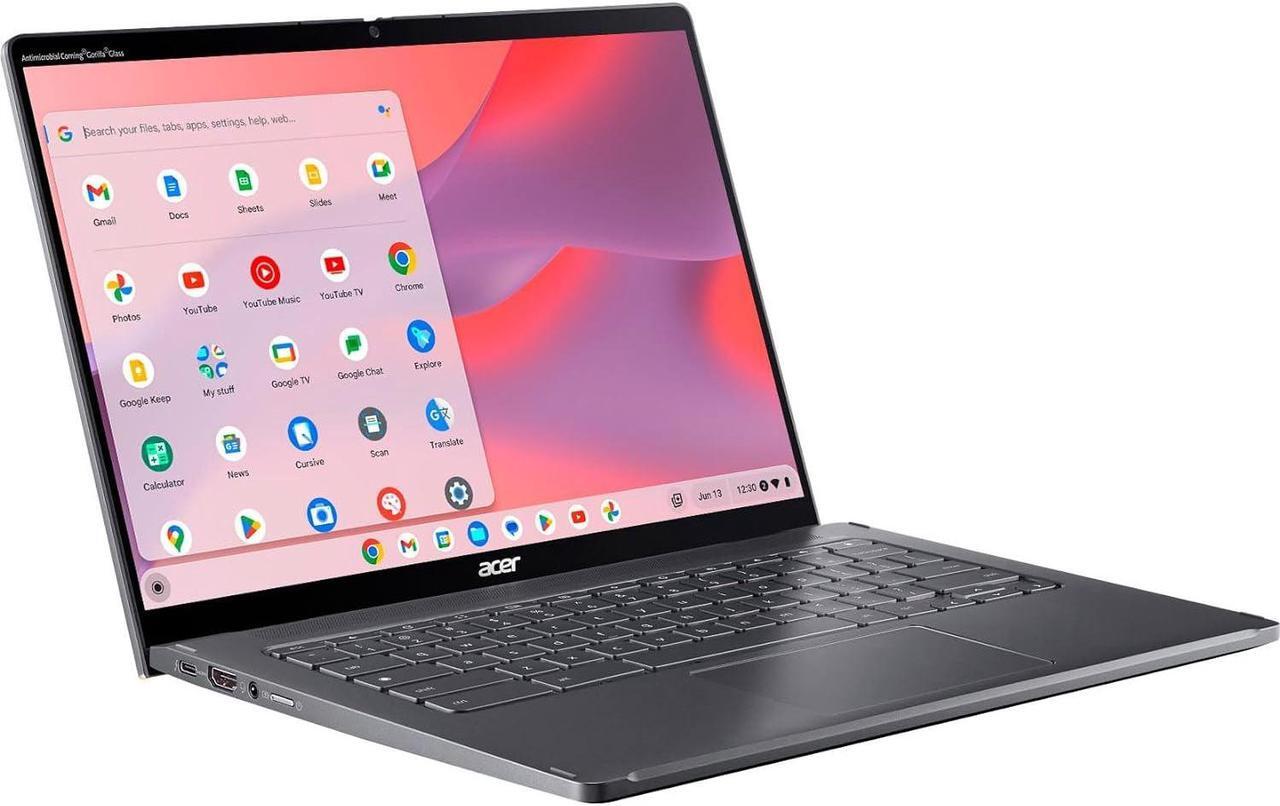 Alt view image 3 of 5 - Acer Chromebook Spin 714 14" Touchscreen FHD+ 2-in-1 Laptop, 13th Gen Intel 10-Core i5-1335U (Beat i7-1270P), 8GB LPDDR4X RAM, 256GB PCIe SSD, WiFi 6, Bluetooth 5.2, Backlit Keyboard, Chrome OS, BROAG