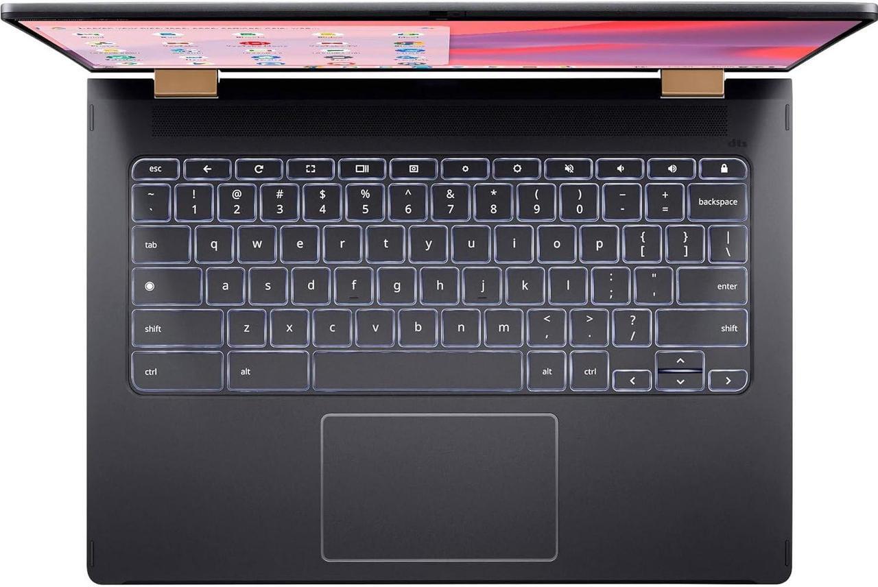 Alt view image 5 of 5 - Acer Chromebook Spin 714 14" Touchscreen FHD+ 2-in-1 Laptop, 13th Gen Intel 10-Core i5-1335U (Beat i7-1270P), 8GB LPDDR4X RAM, 256GB PCIe SSD, WiFi 6, Bluetooth 5.2, Backlit Keyboard, Chrome OS, BROAG