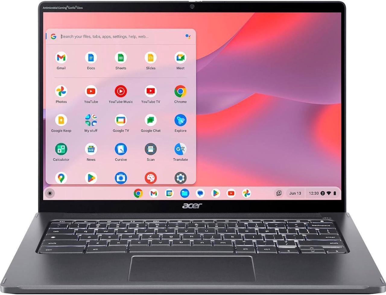 Alt view image 2 of 5 - Acer Chromebook Spin 714 14" Touchscreen FHD+ 2-in-1 Laptop, 13th Gen Intel 10-Core i5-1335U (Beat i7-1270P), 8GB LPDDR4X RAM, 256GB PCIe SSD, WiFi 6, Bluetooth 5.2, Backlit Keyboard, Chrome OS, BROAG