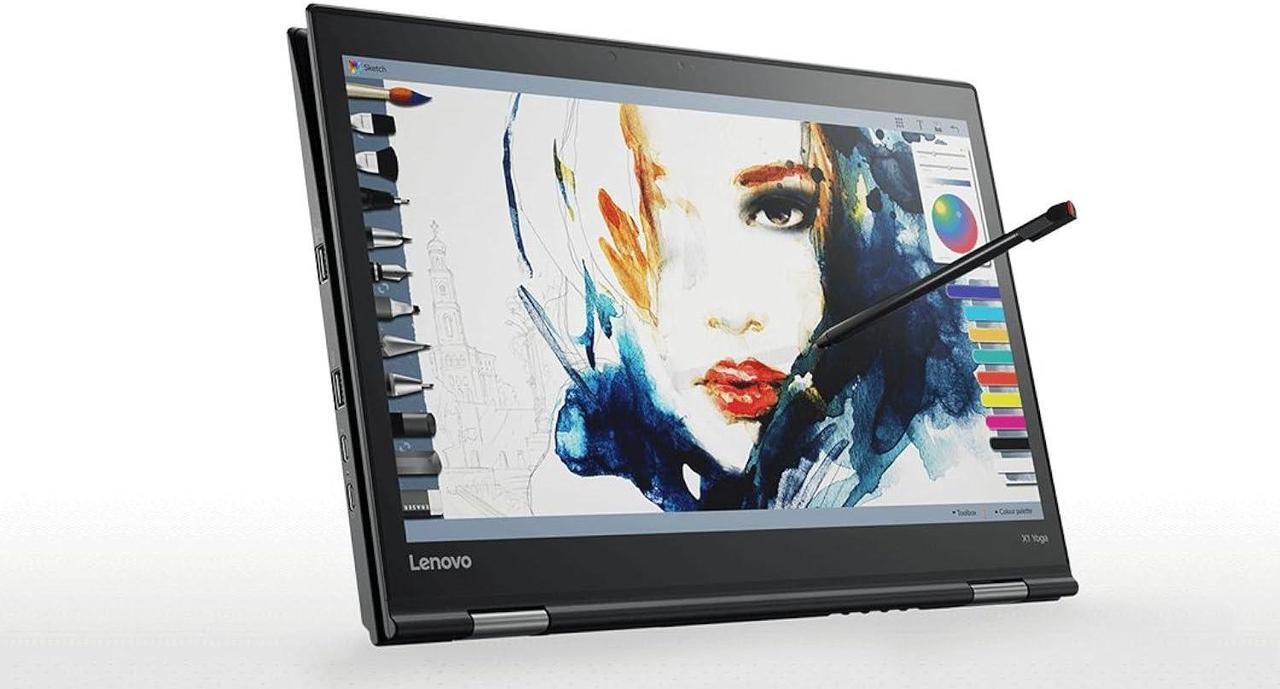 Alt view image 4 of 5 - Lenovo Thinkpad X1 Yoga 2nd Gen 2-in-1 Laptop (20JD-004UUS) Intel i7-7500U, 8GB RAM, 512GB SSD, 14 IPS, Win10 Pro64 (20JD004UUS)