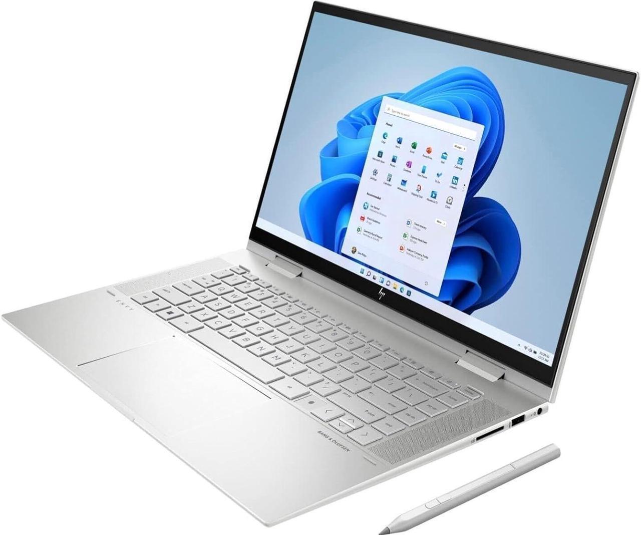 Alt view image 4 of 5 - HP Envy x360 15.6" FHD Touchscreen 2-in-1 Laptop - 12th Gen Intel Core i7-1260P 12-Core up to 4.7 GHz, 32GB RAM, 1TB NVMe SSD, Intel Iris Xe Graphics, Audio by Bang  and  Olufsen, Pen, Windows 11 Pro