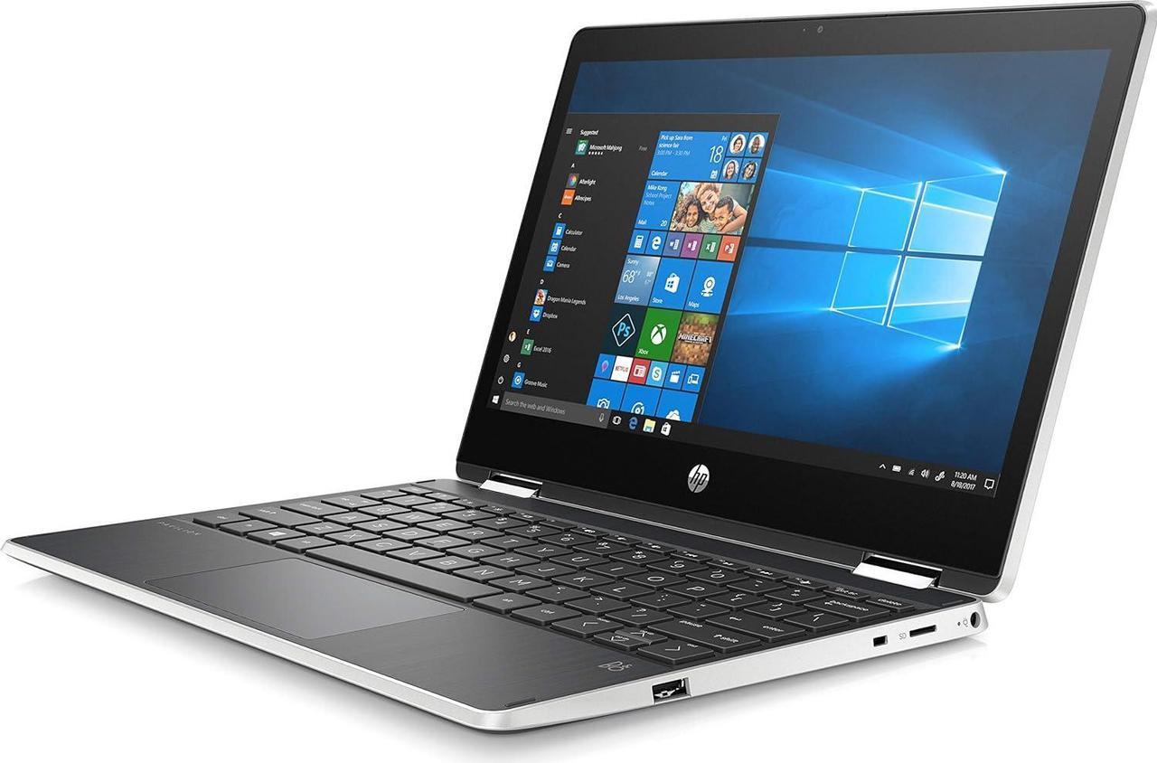 Alt view image 2 of 5 - HP - Pavilion x360 2-in-1 11.6" Touch-Screen Laptop - Intel Pentium - 4GB Memory - 128GB Solid State Drive - Ash Silver Keyboard Frame, Natural Silver (6HS56UA)