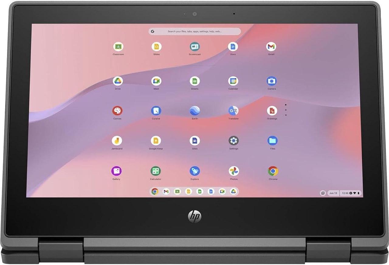 Alt view image 5 of 5 - HP Fortis x360 G3 J 11.6" Touchscreen Convertible 2 in 1 Notebook - HD - 1366 x 768 - Intel Celeron N4500 Dual-core (2 Core) - 4 GB Total RAM - 4 GB On-Board Memory - 32 GB Flash Memory  (7L300UT#ABA)