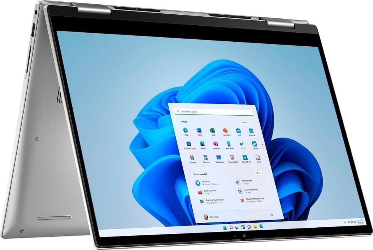 Alt view image 3 of 5 - Dell Inspiron 7430 2-in-1 Laptop, Intel 10-Core i7-1355U, 14" FHD+ IPS Touchscreen Display, Iris Xe Graphics, 16GB LPDDR5 4TB SSD, Backlit Keyboard, Fingerprint, Thunderbolt 4, Wi-Fi 6 (Inspironi7430)