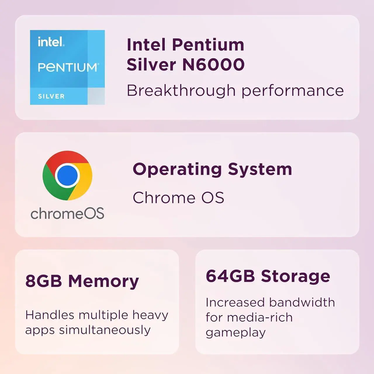 Alt view image 2 of 5 - Lenovo IdeaPad Flex 3i Chromebook Laptop, Intel® UHD Graphics, 15.6 FHD Display, Intel Pentium N6000, 8GB RAM, 128GB SSD, 1920x1080 px, Touchscreen, Chrome OS, Abyss Blue (82T3001NUS)