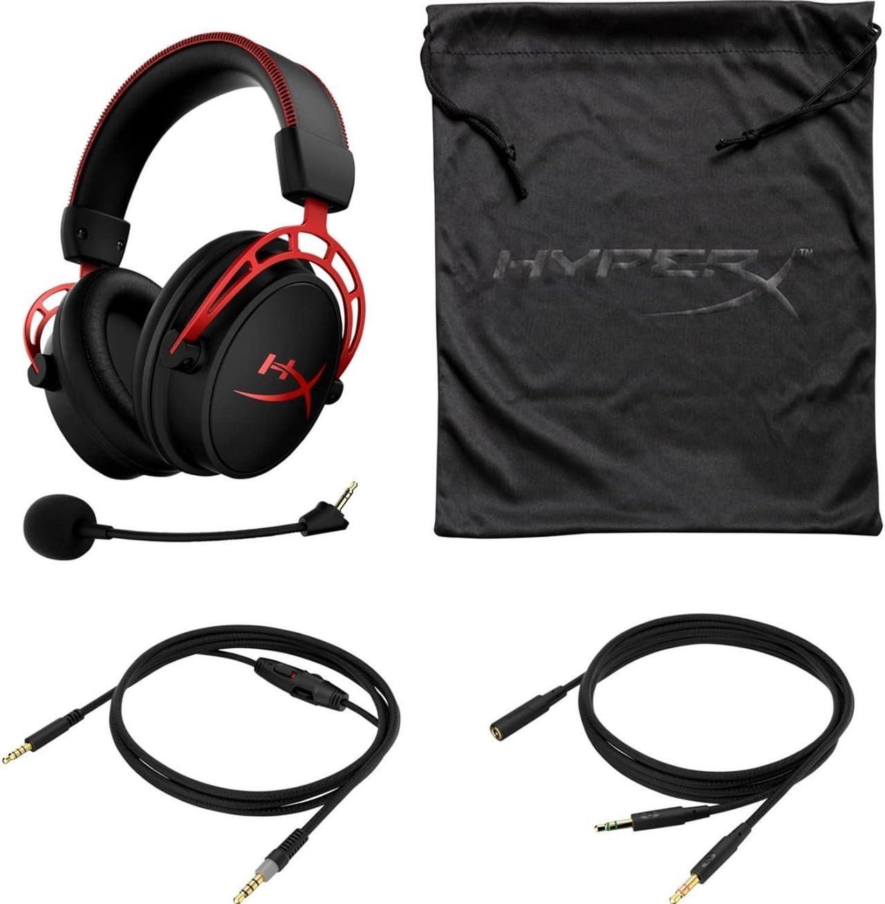 Alt view image 3 of 5 - HyperX Cloud Alpha - Gaming Headset, Dual Chamber Drivers, Legendary Comfort, Aluminum Frame, Detachable Microphone, Works on PC, PS4, PS5, Xbox One/ Series X|S, Nintendo Switch and Mobi (4P5L1AA#ABL)