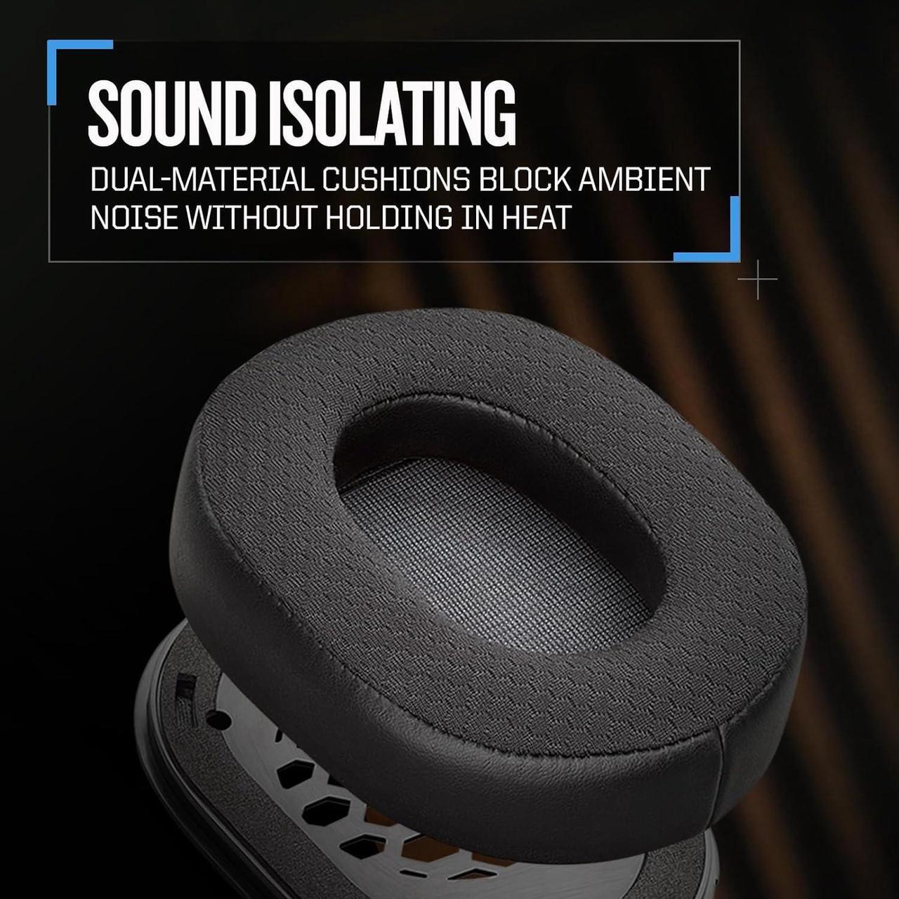 Alt view image 3 of 5 - RIG 500 PRO HS Officially Licensed Playstation Competition-Grade Headset with RIG Audio Dial for PS4, PS5, PC - 50mm Speaker Drivers - Flip to Mute Noise Canceling Mic (214452-60)