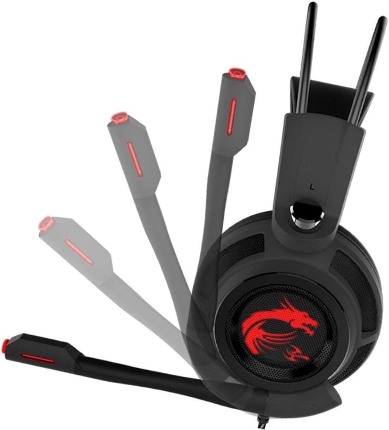 Alt view image 4 of 5 - MSI Gaming Headset DS502 (FBA_S37-2100910-SV1)