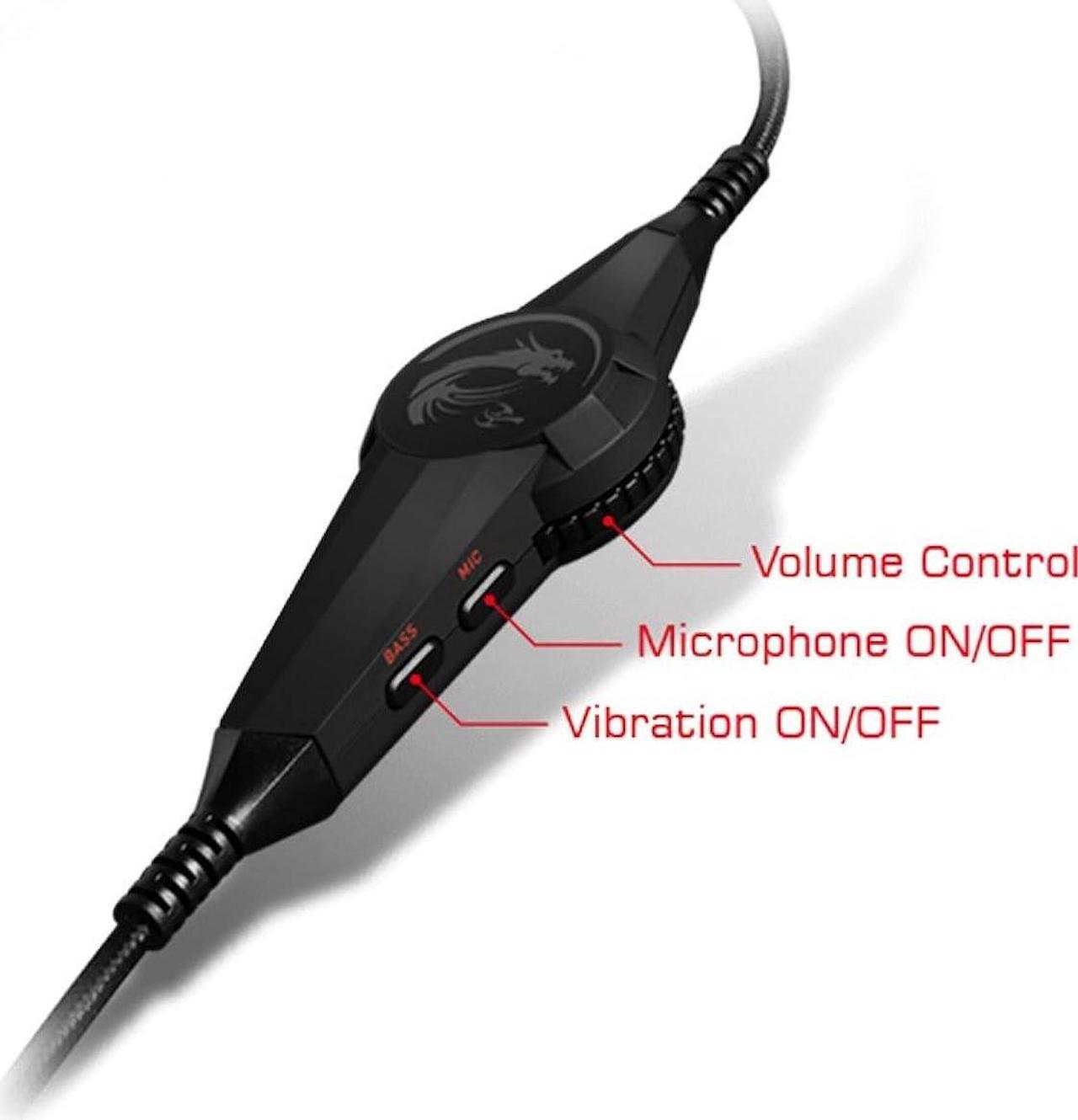 Alt view image 5 of 5 - MSI Gaming Headset DS502 (FBA_S37-2100910-SV1)