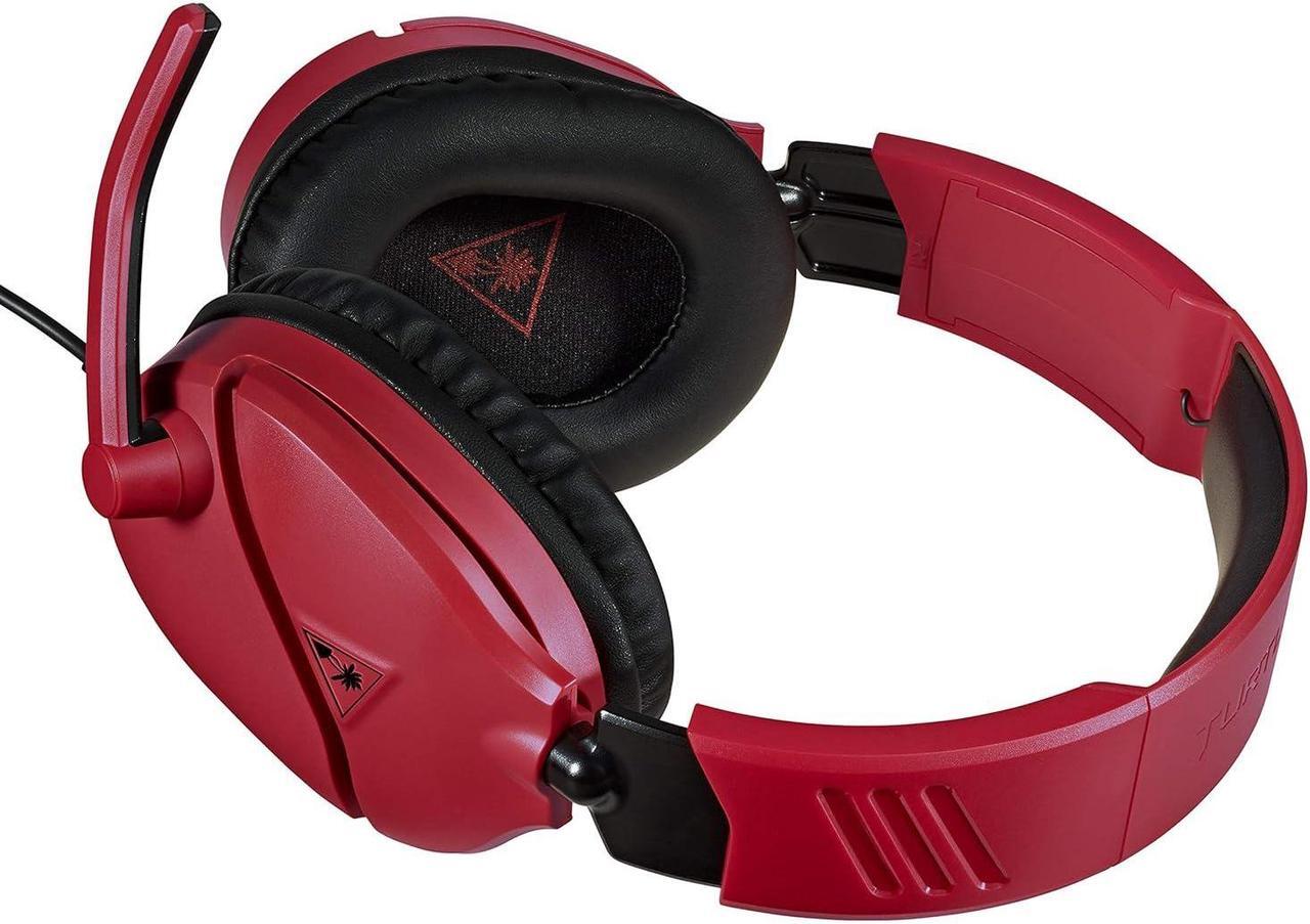 Alt view image 4 of 5 - Turtle Beach Recon 70N Midnight Red Gaming Headset for Nintendo Switch, PS5, PS4, Xbox Series X|S, Xbox One  and  PC (TBS-3655-02)