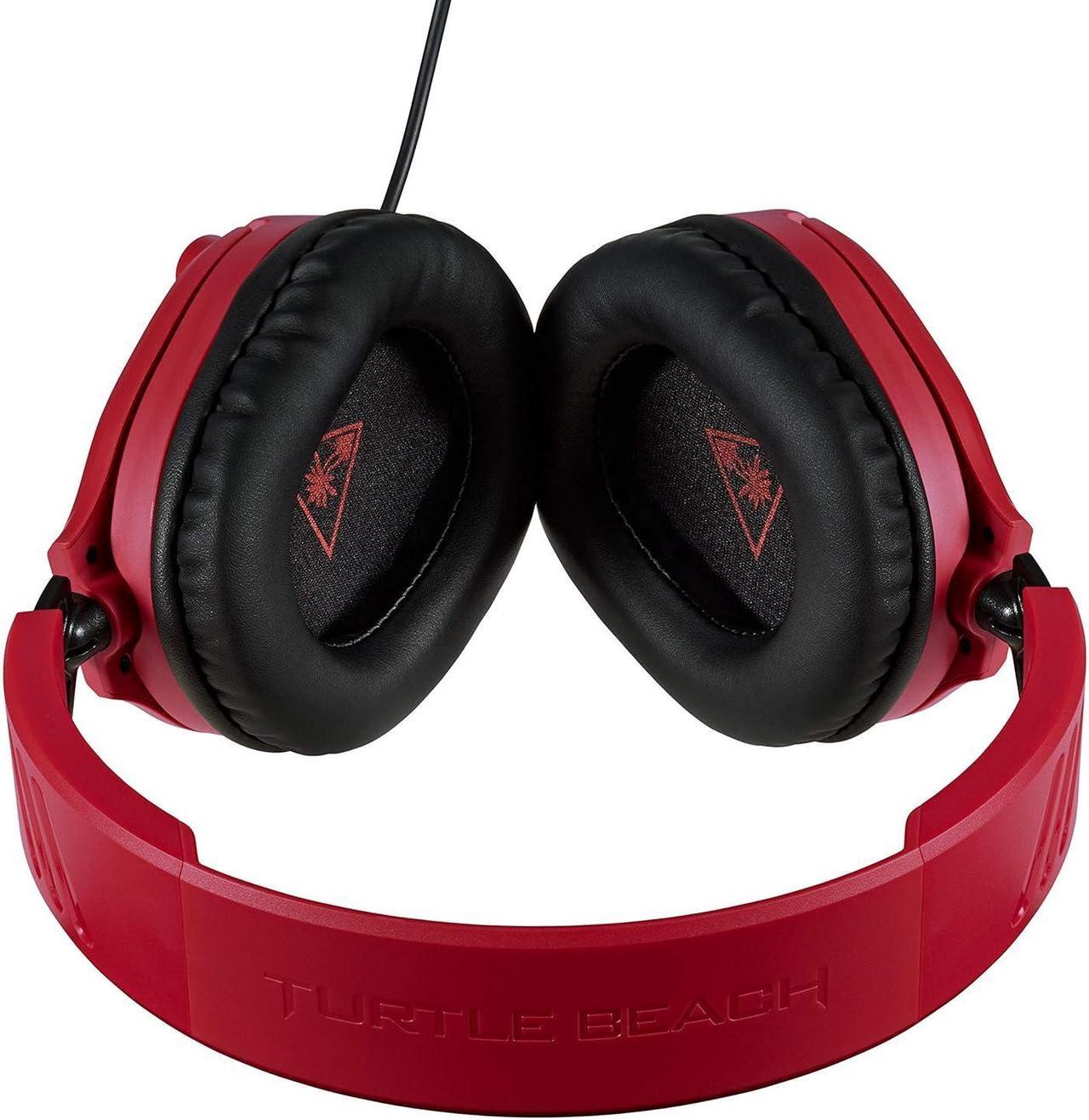 Alt view image 3 of 5 - Turtle Beach Recon 70N Midnight Red Gaming Headset for Nintendo Switch, PS5, PS4, Xbox Series X|S, Xbox One  and  PC (TBS-3655-02)