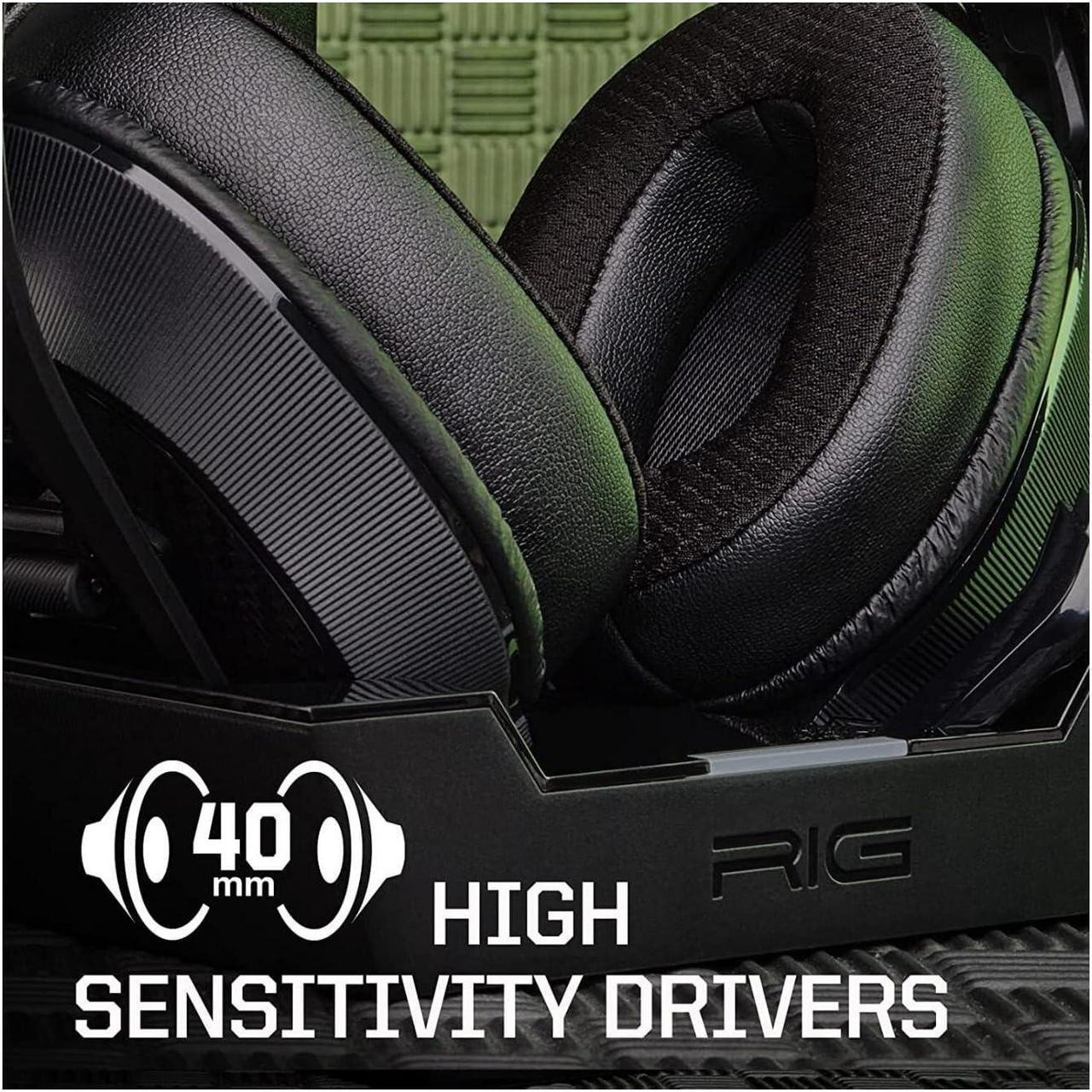 Alt view image 5 of 5 - RIG 800 PRO HX Wireless Gaming Headset  and  Multi-Function Base Station Officially Licensed for Xbox Series X|S, Xbox One, Windows 10/11 PCs - 3D Spatial Audio - Up to 60 Hour Battery (2 (10-1336-03)