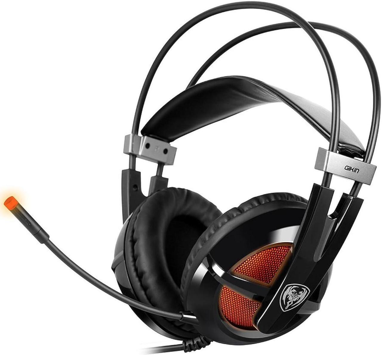 Main image of Somic G938 Virtual 7.1 Surround Sound Gaming Headset for PC, Compatible with PS4 and Laptop, Mic and LED Lights, USB Plug