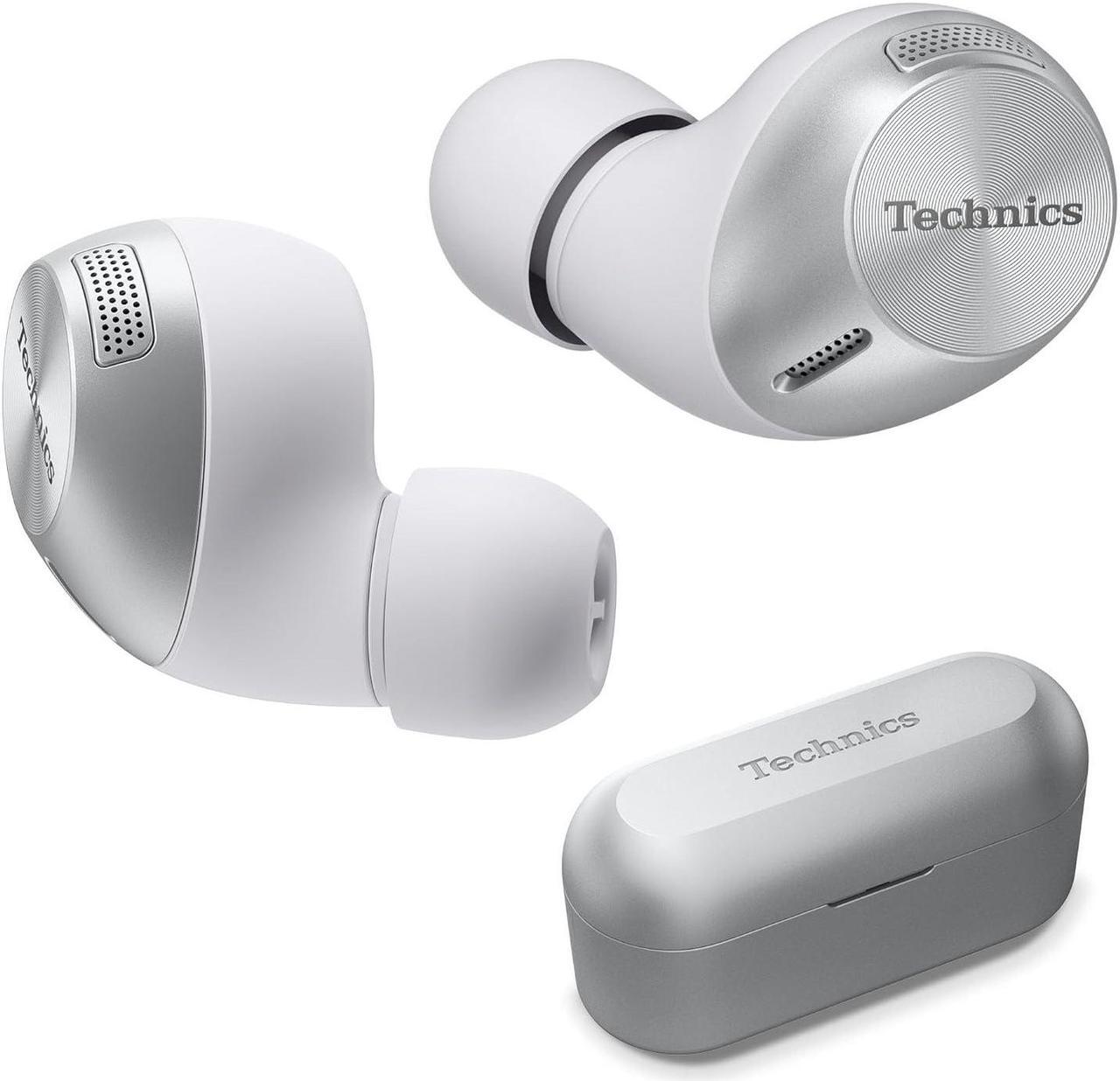 Main image of Technics HiFi True Wireless Multipoint Bluetooth Earbuds II, Active Noise Cancelling, 3 Device MultiPoint Connectivity, Impressive Call Quality, LDAC Compatible, EAH-AZ40M2-S (Silver) (EAH-AZ40M2-S)