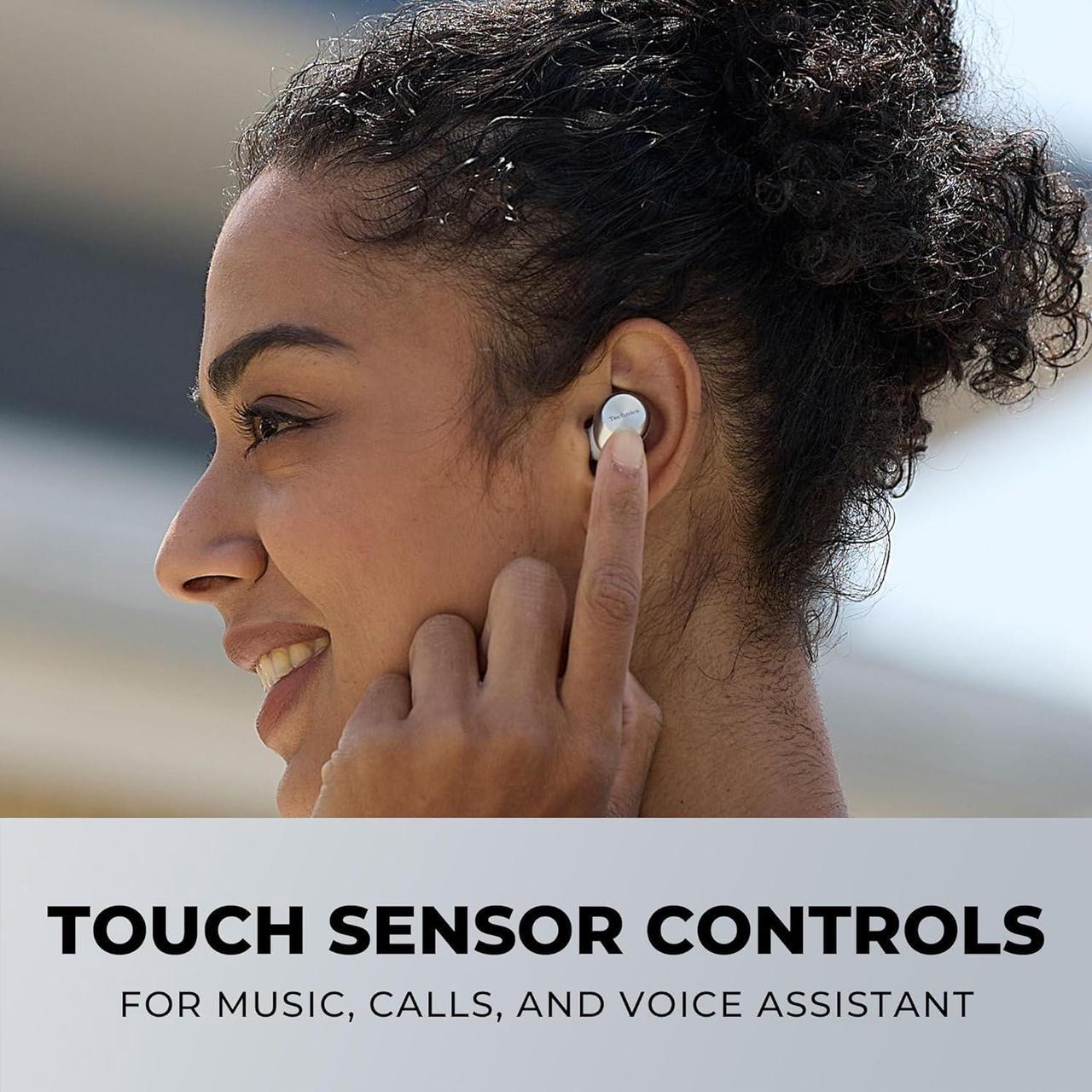 Alt view image 5 of 5 - Technics HiFi True Wireless Multipoint Bluetooth Earbuds II, Active Noise Cancelling, 3 Device MultiPoint Connectivity, Impressive Call Quality, LDAC Compatible, EAH-AZ40M2-S (Silver) (EAH-AZ40M2-S)