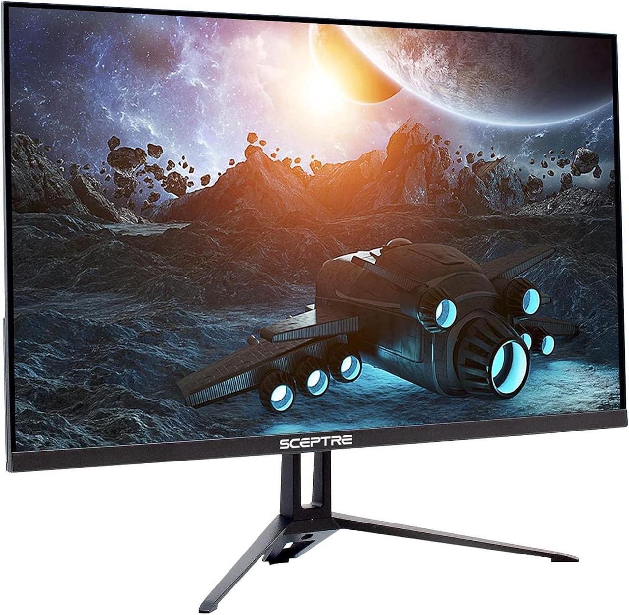 Alt view image 2 of 5 - Sceptre IPS 24" 1920 x 1080p Gaming Monitor up to 165Hz DisplayPort HDMI AMD FreeSync Premium 98% sRGB Build-in Speakers, Black 2021 (E248B-FPT168S) (E248B-FPT168S)