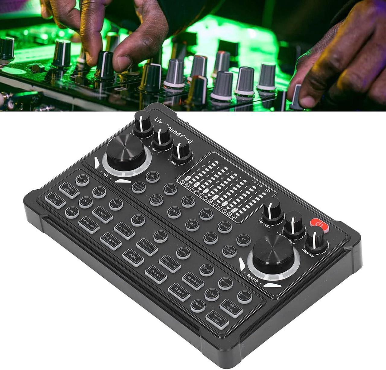 Alt view image 3 of 5 - Live Sound Card, M3 Voice Changer 16bit Soundboard Dual Channel Sound Board Sound Card Sound Effects Board for Gaming/Live Streaming (NDNCZDHC809gef6vih)