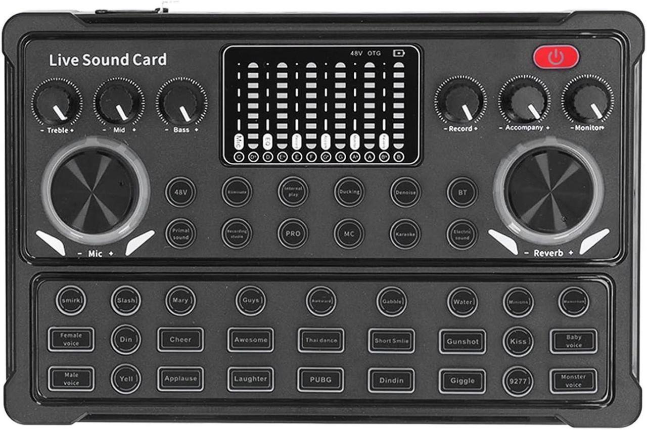 Main image of Live Sound Card, M3 Voice Changer 16bit Soundboard Dual Channel Sound Board Sound Card Sound Effects Board for Gaming/Live Streaming (NDNCZDHC809gef6vih)