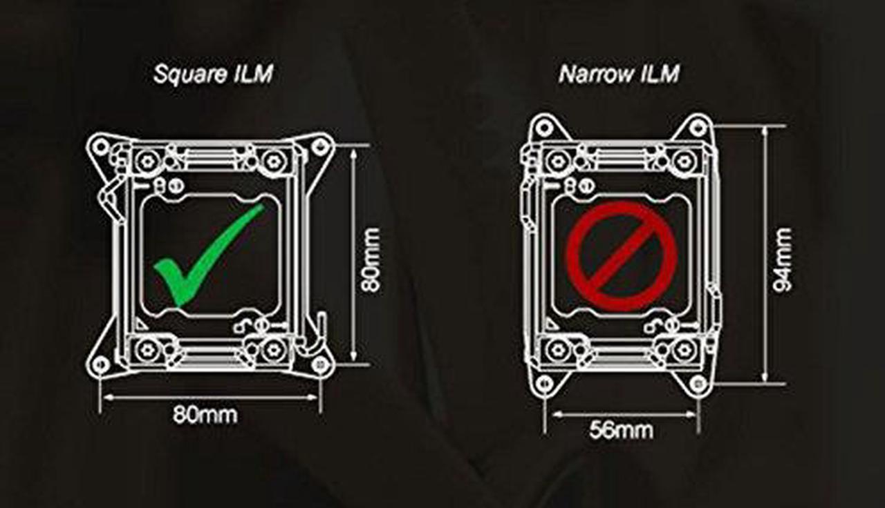 Alt view image 5 of 6 - LGA2011 V3 Copper CORE Heat Sink Cooler for Intel i7-3960X / i7-3970X Processors
