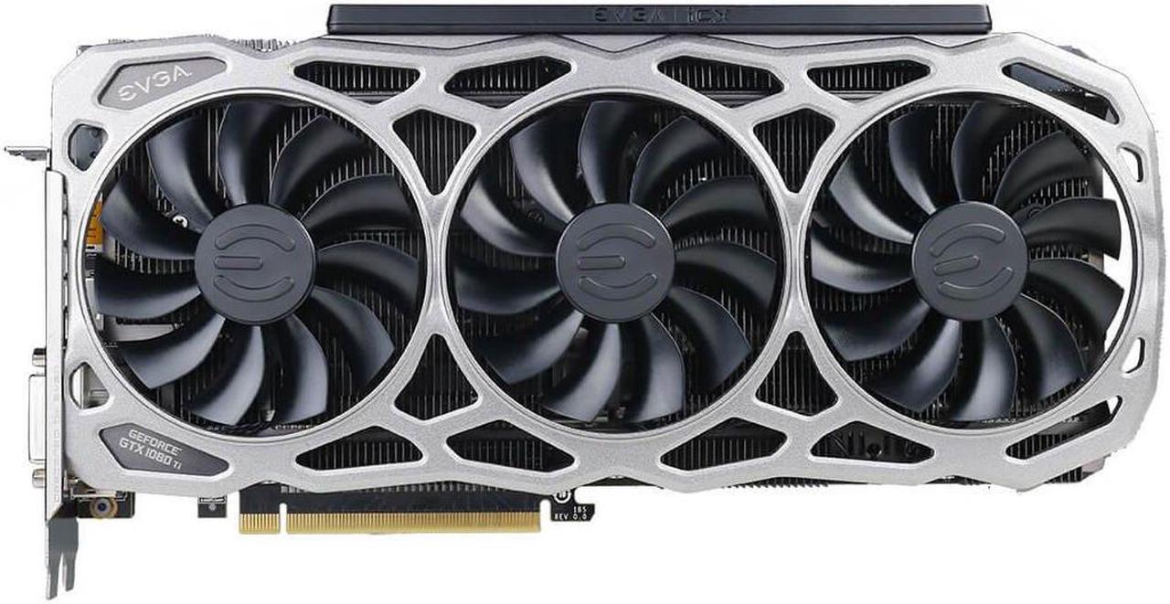 Alt view image 2 of 7 - EVGA GeForce GTX 1080 Ti FTW3,  11GB GDDR5X, iCX Technology 9 Thermal Sensors & RGB LED Graphics Card 11G-P4-6796-KR