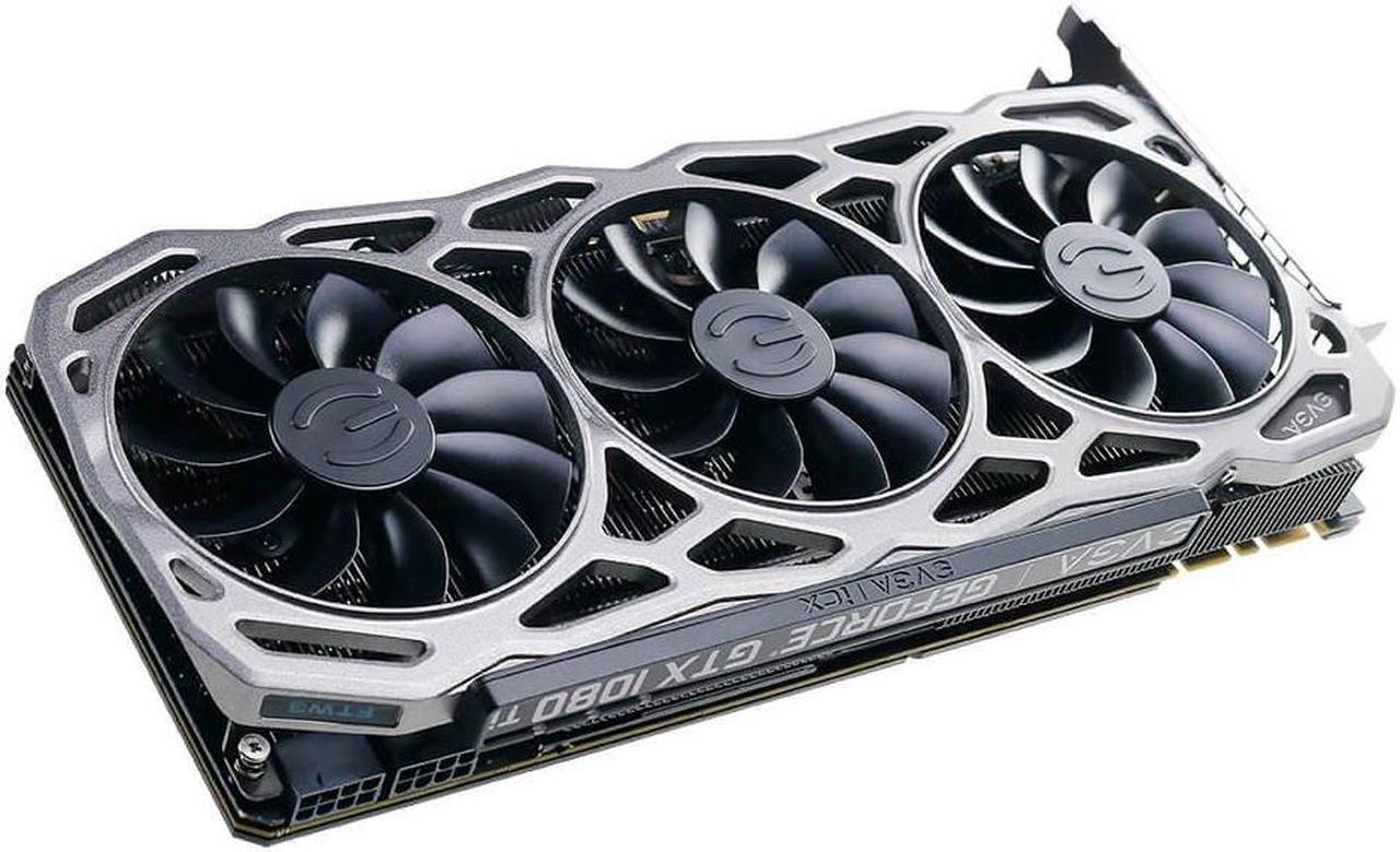 Alt view image 5 of 7 - EVGA GeForce GTX 1080 Ti FTW3,  11GB GDDR5X, iCX Technology 9 Thermal Sensors & RGB LED Graphics Card 11G-P4-6796-KR
