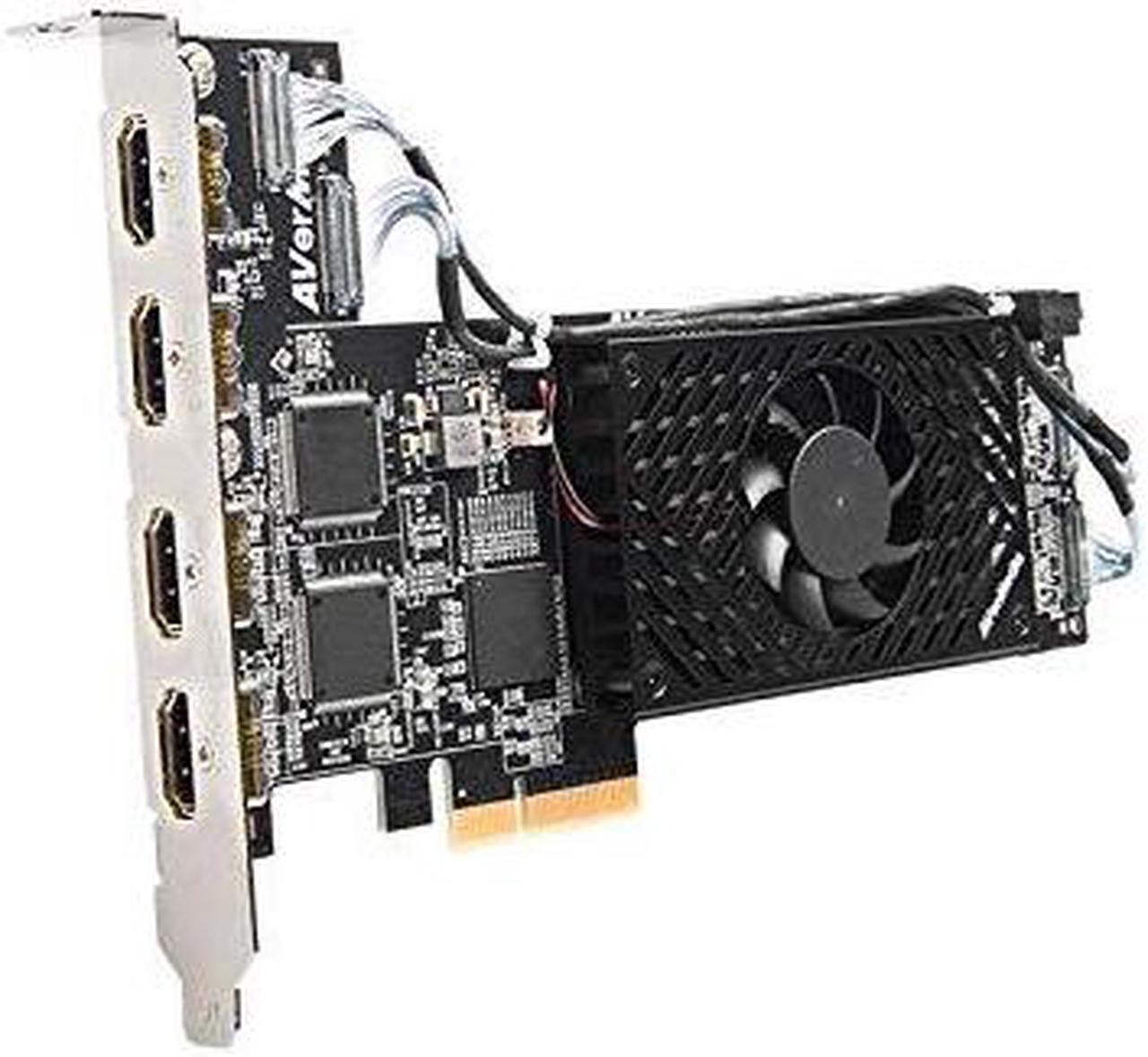 Main image of AVerMedia 1080p60 HDMI 4-Channel PCIe Video Capture Card w/Low Profile (CL314H1)