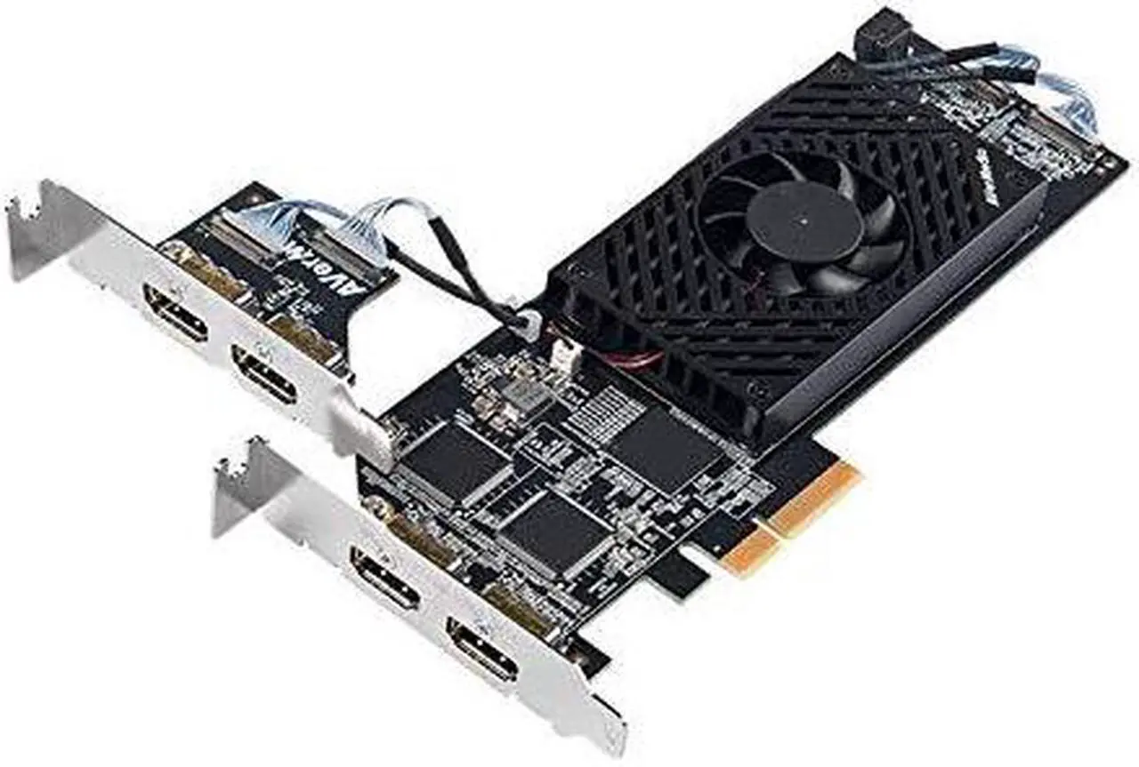 Alt view image 2 of 6 - AVerMedia 1080p60 HDMI 4-Channel PCIe Video Capture Card w/Low Profile (CL314H1)