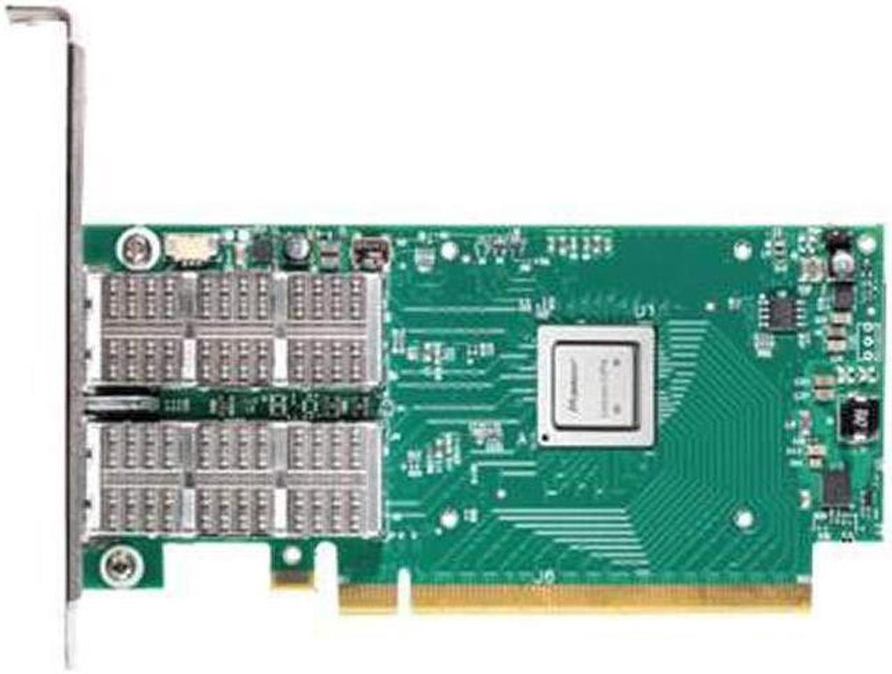 Alt view image 4 of 7 - Mellanox Technologies MCX414A-BCAT Connectx-4 En - Network Adapter - Pcie 3.0 X8 Low Profile - 40Gb Ethernet / 56Gb Ethernet Qsfp X 2