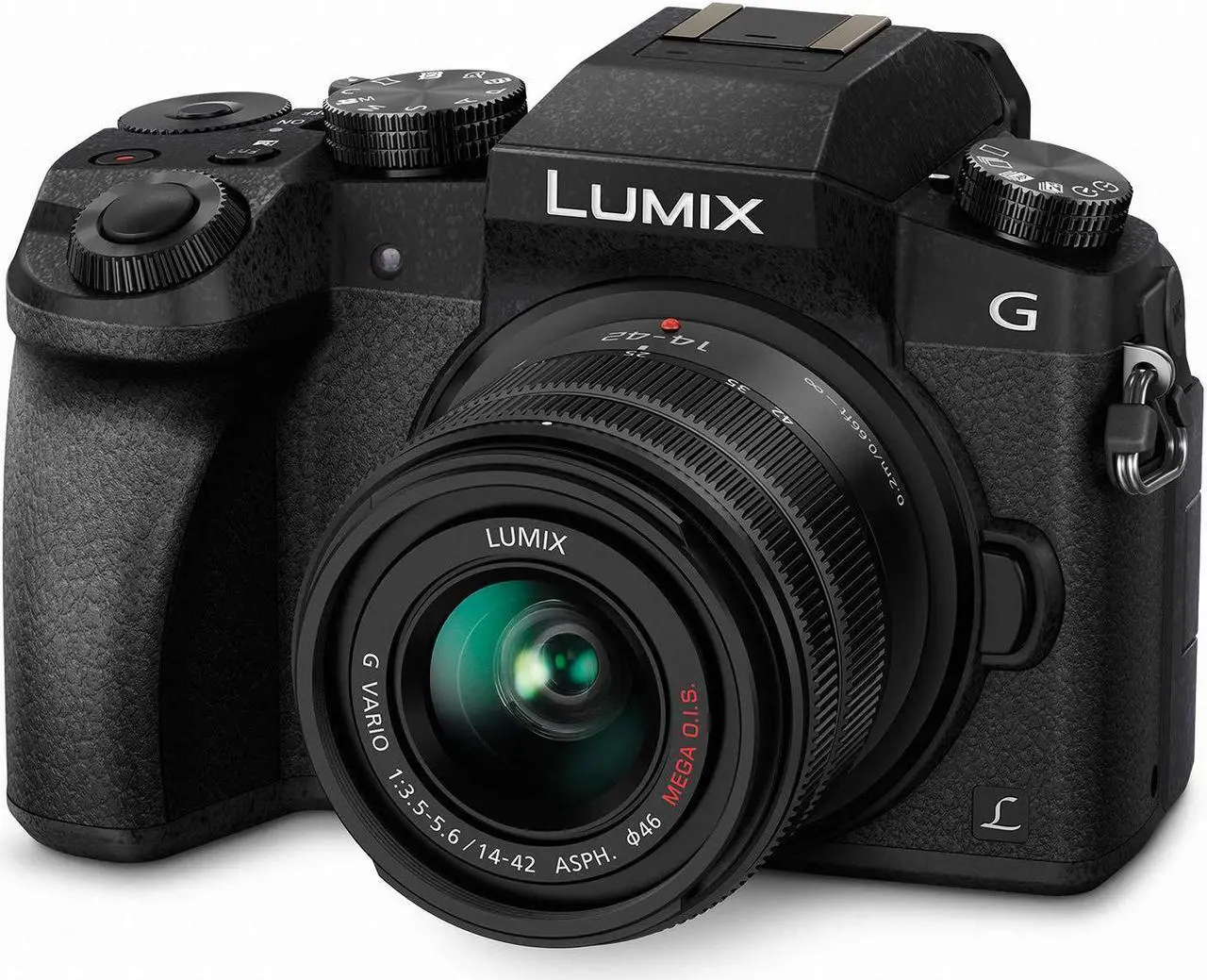 Alt view image 6 of 20 - Panasonic DMCG7/B, 14-42mm F/3.5-5.6 Ii Mega OIS, Black