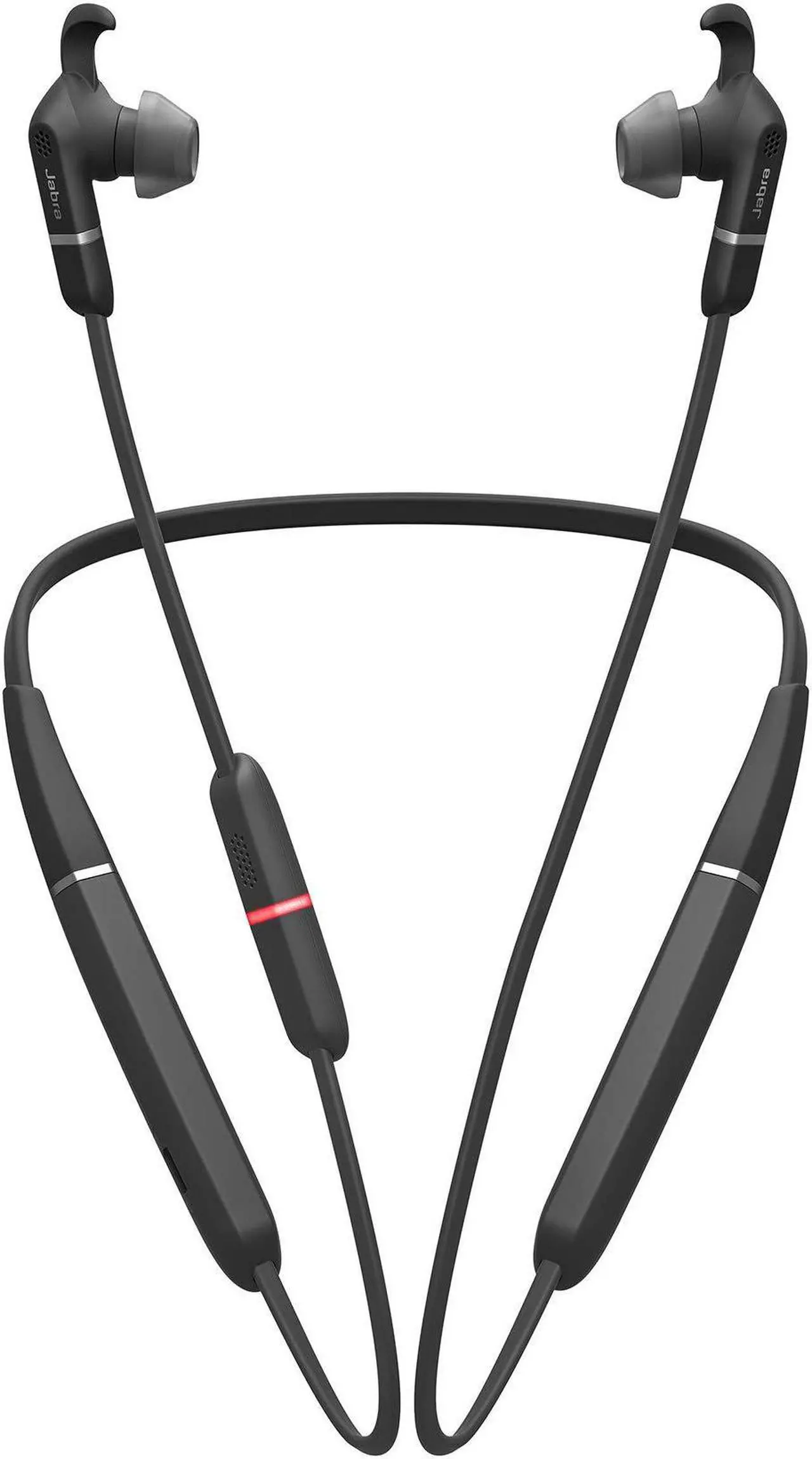 Alt view image 3 of 19 - Jabra Evolve 65e UC & Link 370 Wireless Professional Earbuds