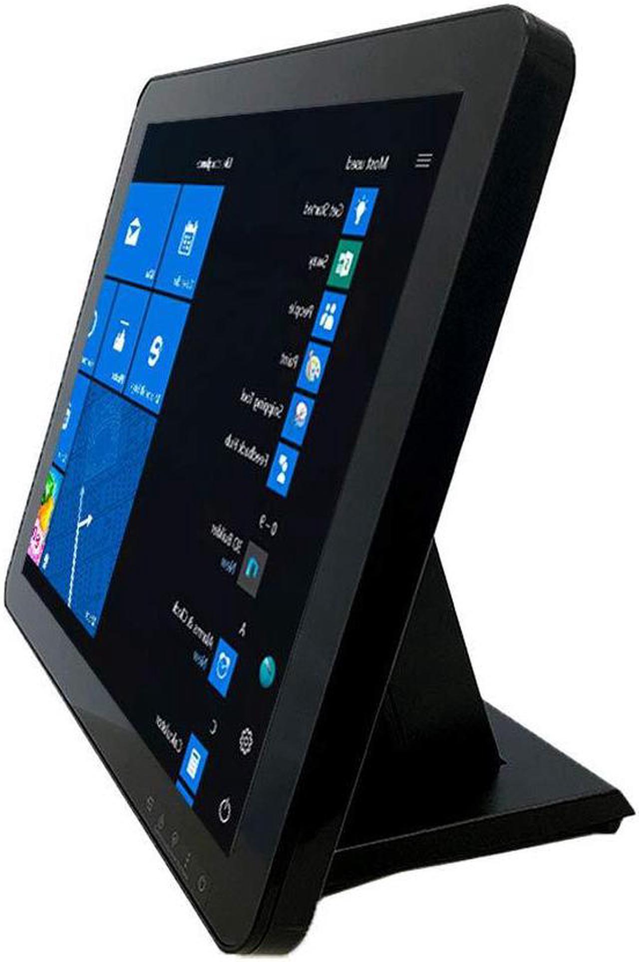 Alt view image 4 of 7 - 17-Inch Capacitive LED Backlit Multi-Touch Monitor, True Flat Seamless Design Touchscreen, VGA and HDMI Input, for Office, Retail, Restaurant, Bar, Gym, Warehouse, No Driver Required