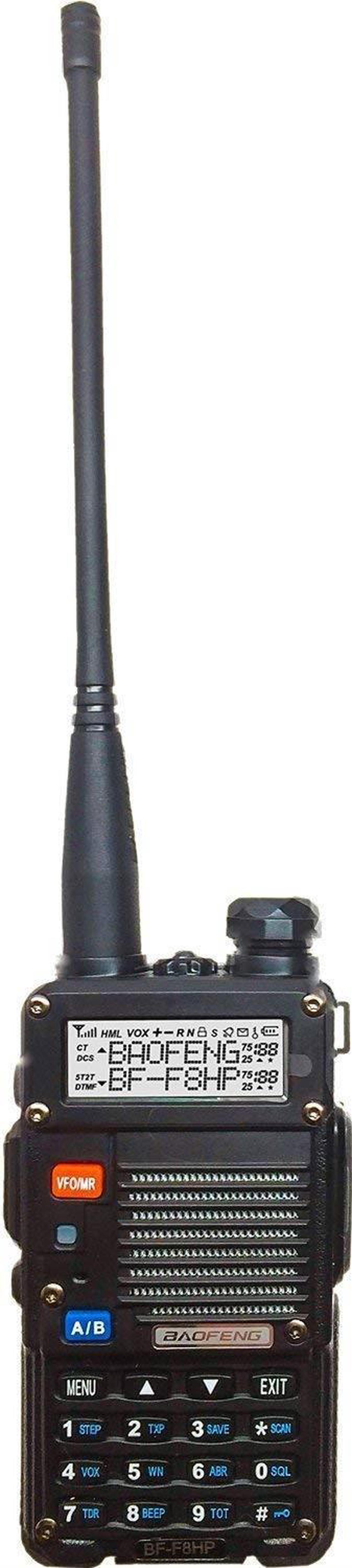 Alt view image 8 of 17 - BaoFeng BF-F8HP 8-Watt Dual Band Two-Way Radio (136-174Mhz VHF & 400-520Mhz UHF) Includes Full Kit