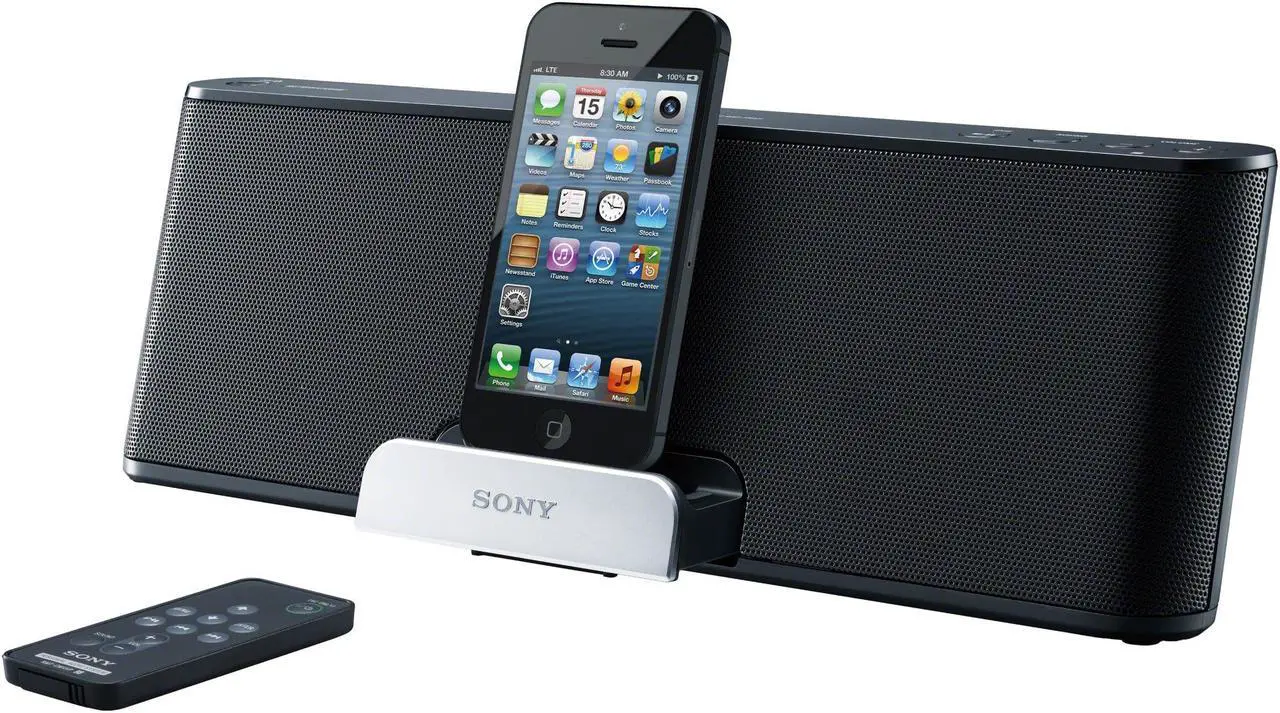 Alt view image 8 of 9 - Sony Ipad/Iphone/Ipod Portable Speaker Dock With Lightning Connector