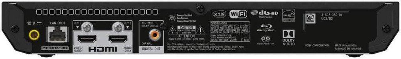 Alt view image 4 of 7 - Sony 4K Ultra HD Blu Ray Player with 4K HDR and Dolby Vision + 6FT HDMI Cable - (UBP-X700)