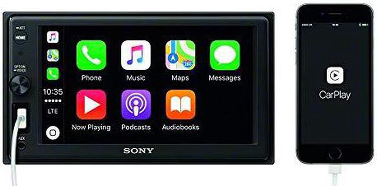 Alt view image 6 of 20 - Sony XAV-AX1000 6.2" Apple CarPlay Media Receiver with Bluetooth