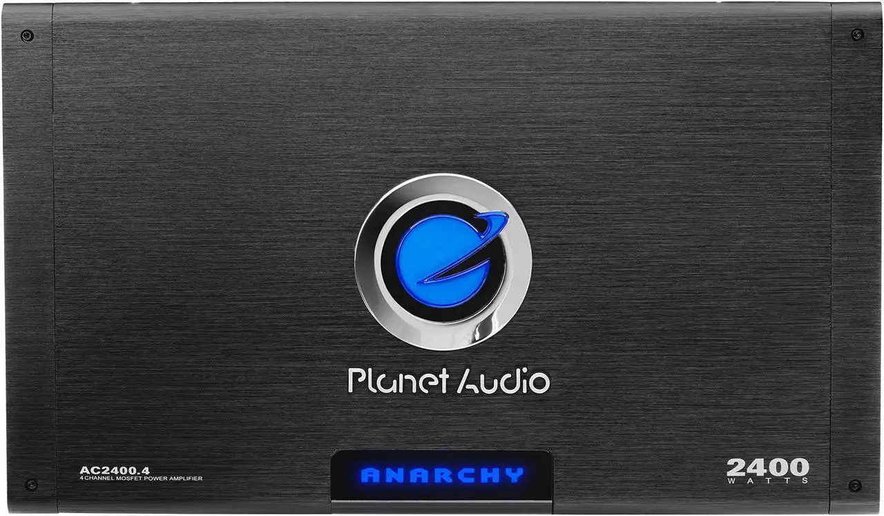 Main image of Planet Audio AC2400.4 4 Channel Car Amplifier - 2400 Watts, Full Range, Class A/B, 2-4 Ohm Stable, Mosfet Power Supply, Bridgeable